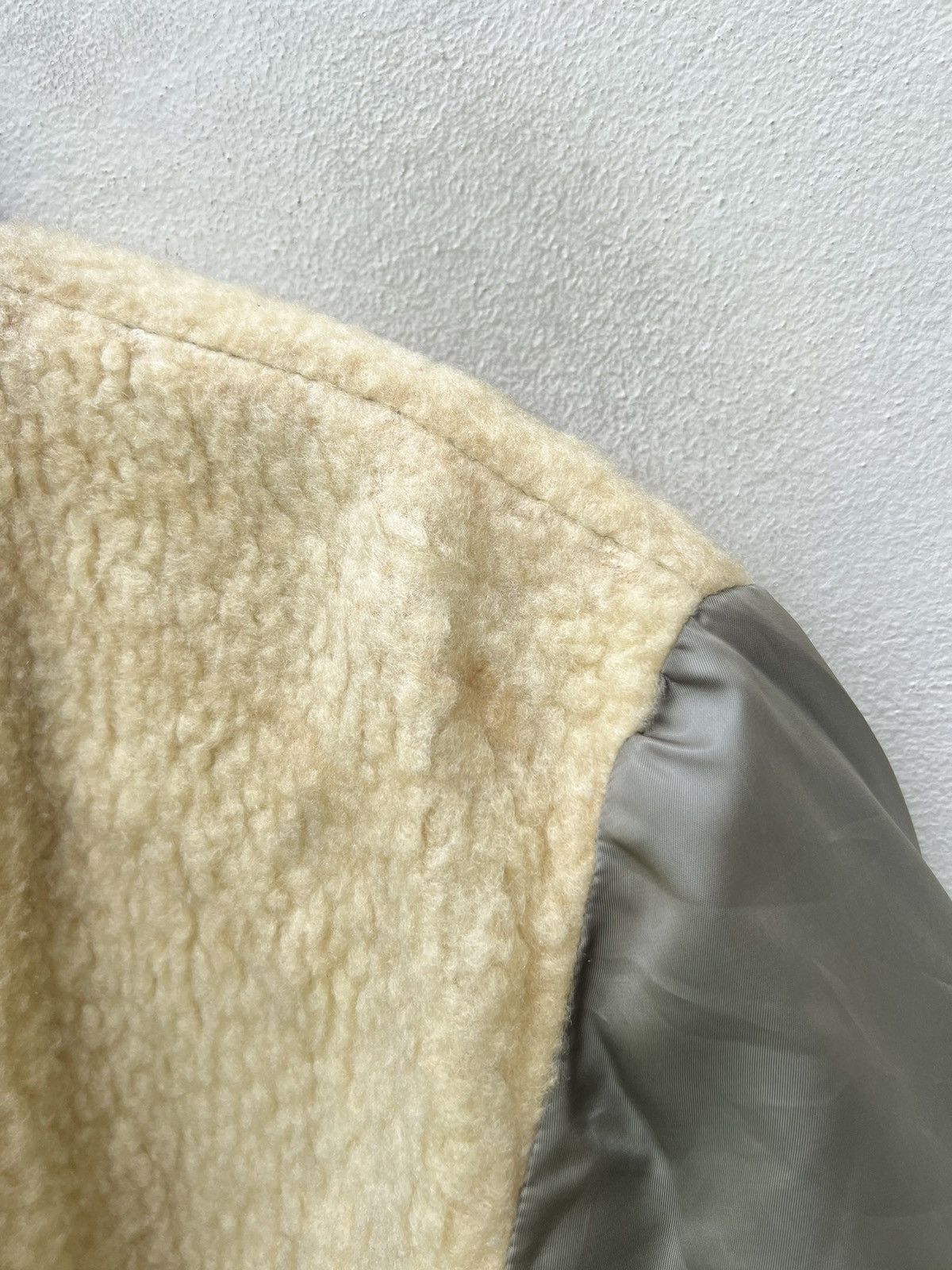 Deluxeware × Vintage Vintage Deluxe Japan Fade Black Leather Sherpa Jacket Size US M / EU 48-50 / 2 - 23 Thumbnail