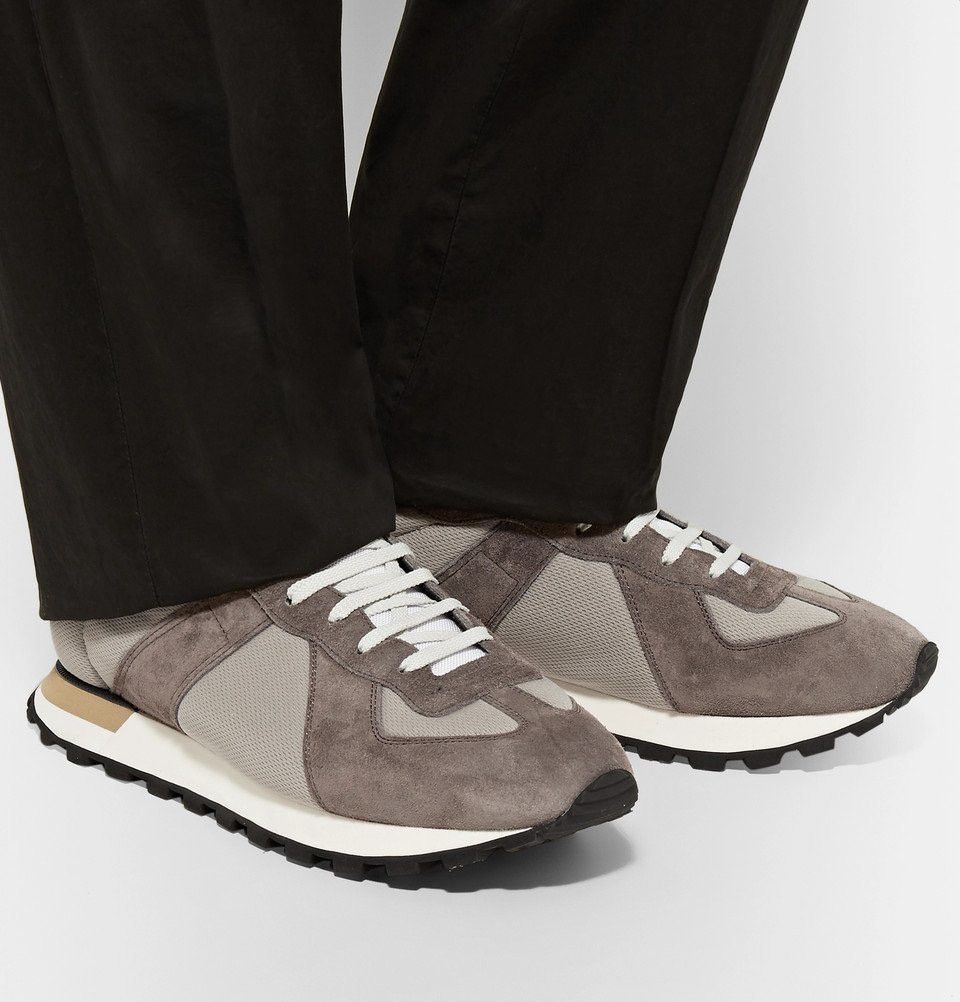 Maison Margiela Maison Margiela Replica Runner Mesh And Suede Sneakers Size US 9 / EU 42 - 1 Thumbnail