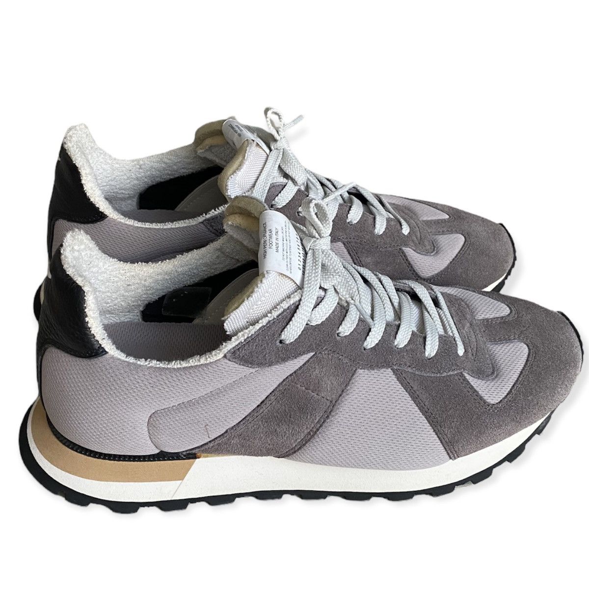 Maison Margiela Maison Margiela Replica Runner Mesh And Suede Sneakers Size US 9 / EU 42 - 3 Thumbnail