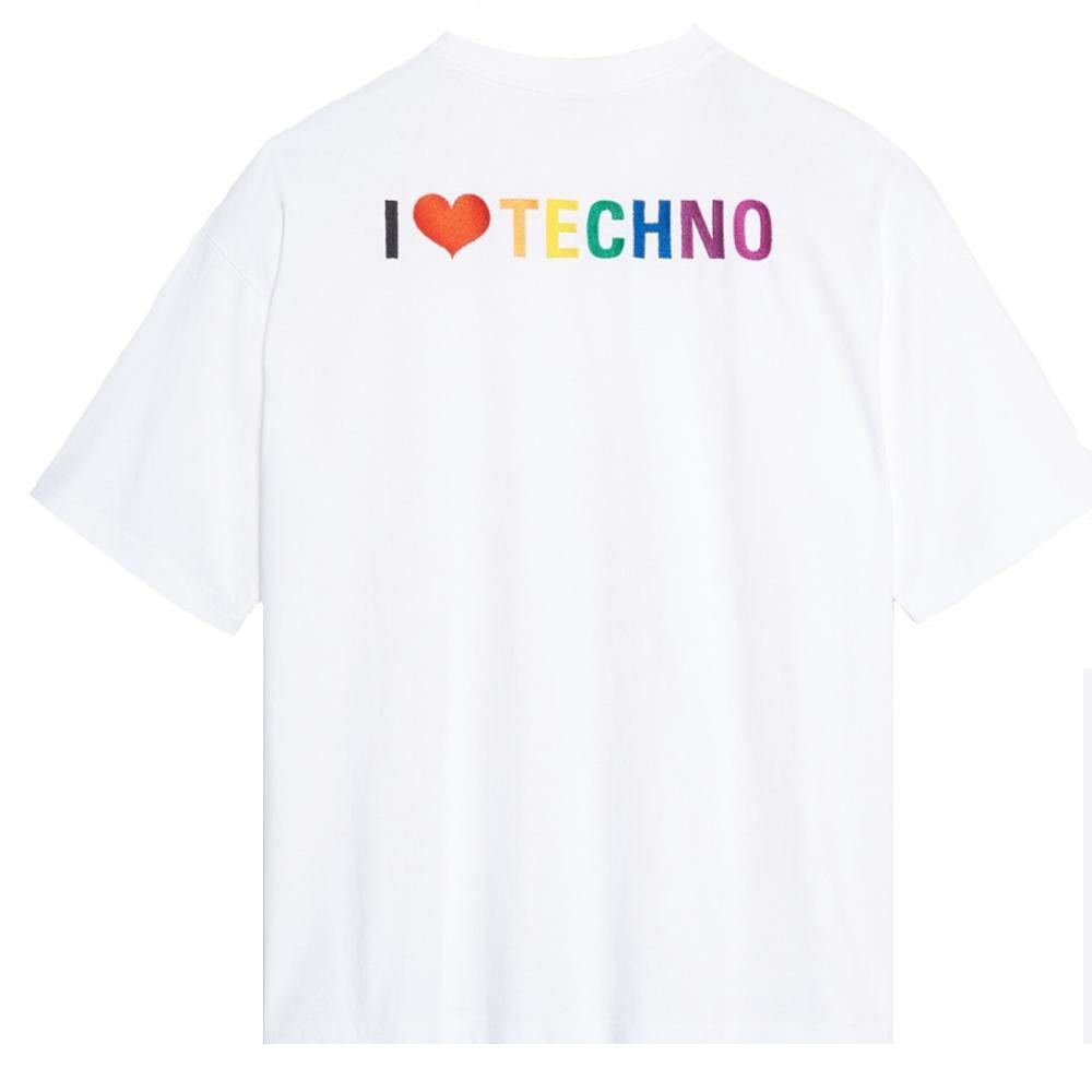 i love techno bag balenciaga