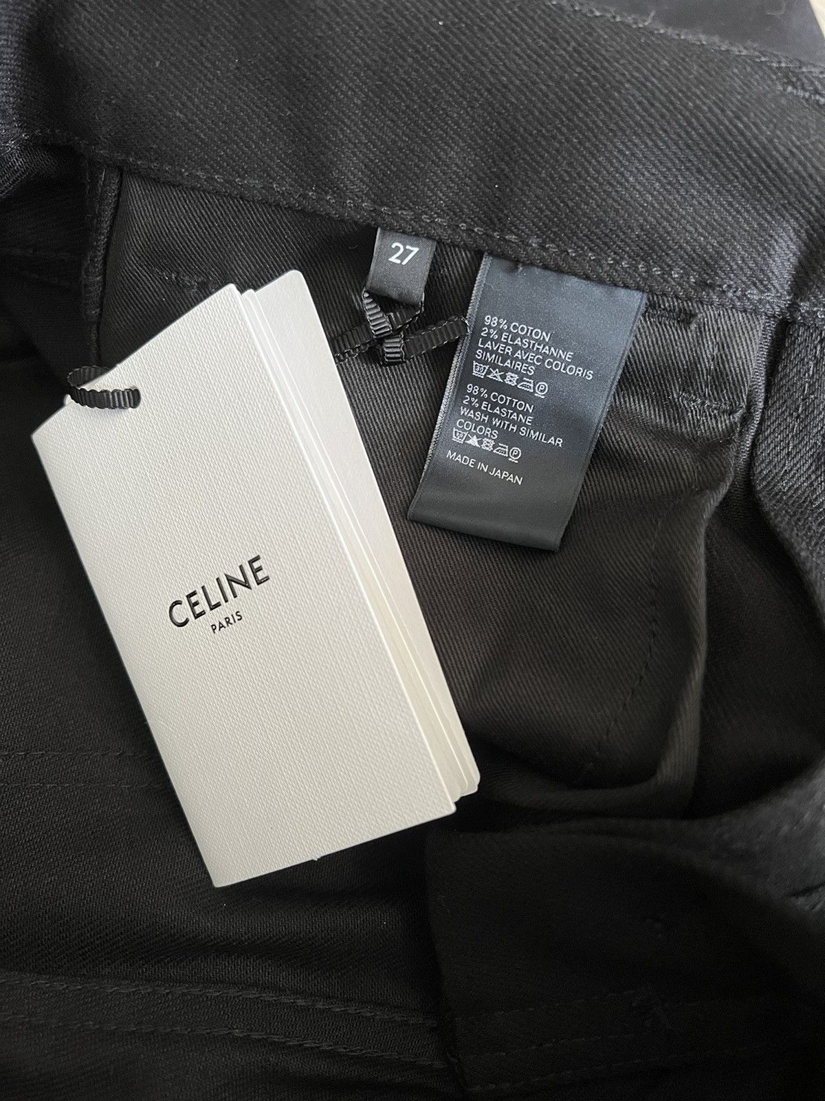 Celine × Hedi Slimane SS21 Classic Raw Black Stretch Denim sz30/31/32/33 Size US 31 - 6 Thumbnail