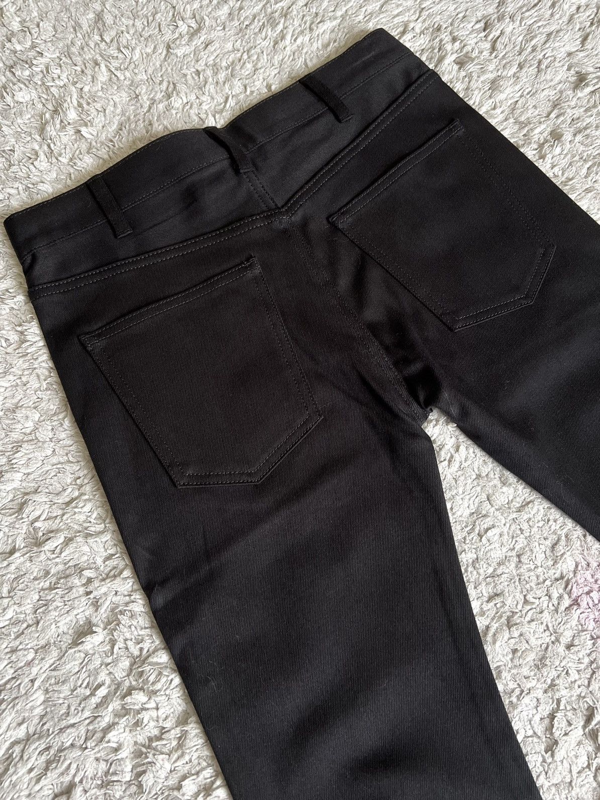 Celine × Hedi Slimane SS21 Classic Raw Black Stretch Denim sz30/31/32/33 Size US 31 - 4 Thumbnail