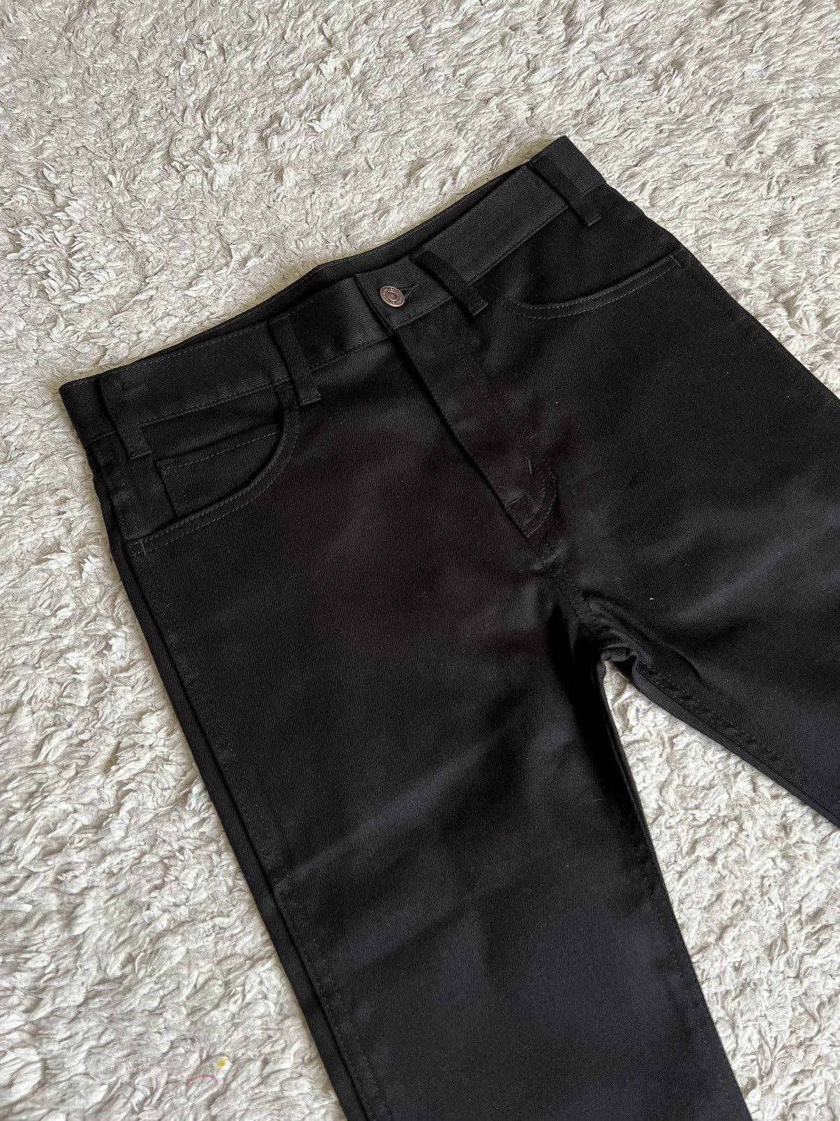 Celine × Hedi Slimane SS21 Classic Raw Black Stretch Denim sz30/31/32/33 Size US 31 - 2 Thumbnail