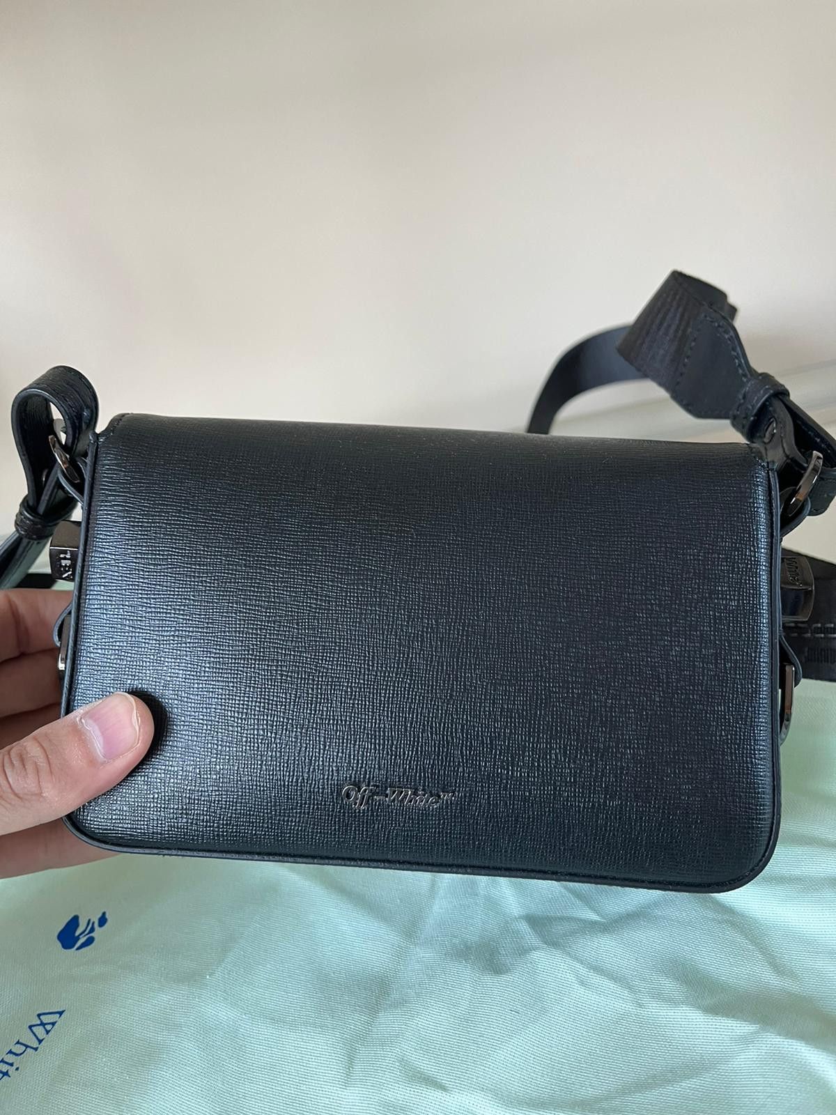 Off-White Medium Binder Clip Diagonals Bag in Black Size ONE SIZE - 7 Thumbnail