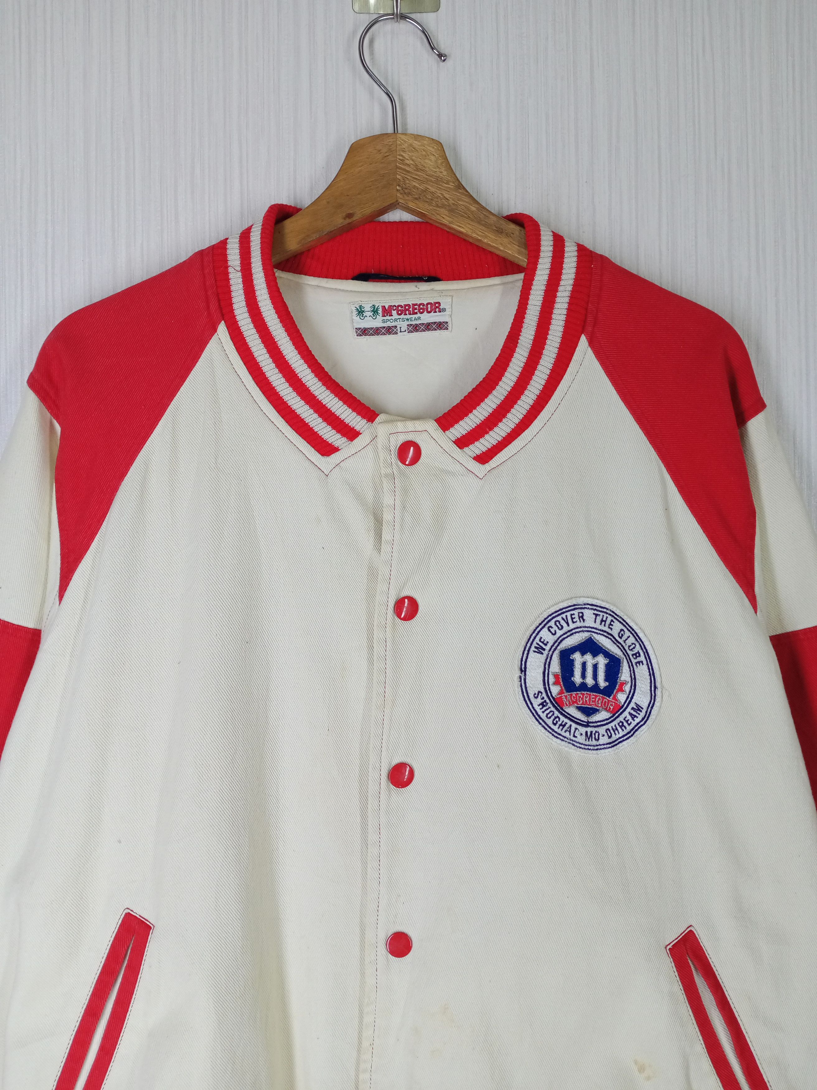 McGregor Rare Vintage 90s McGregor Varsity Jacket Size US L / EU 52-54 / 3 - 3 Thumbnail
