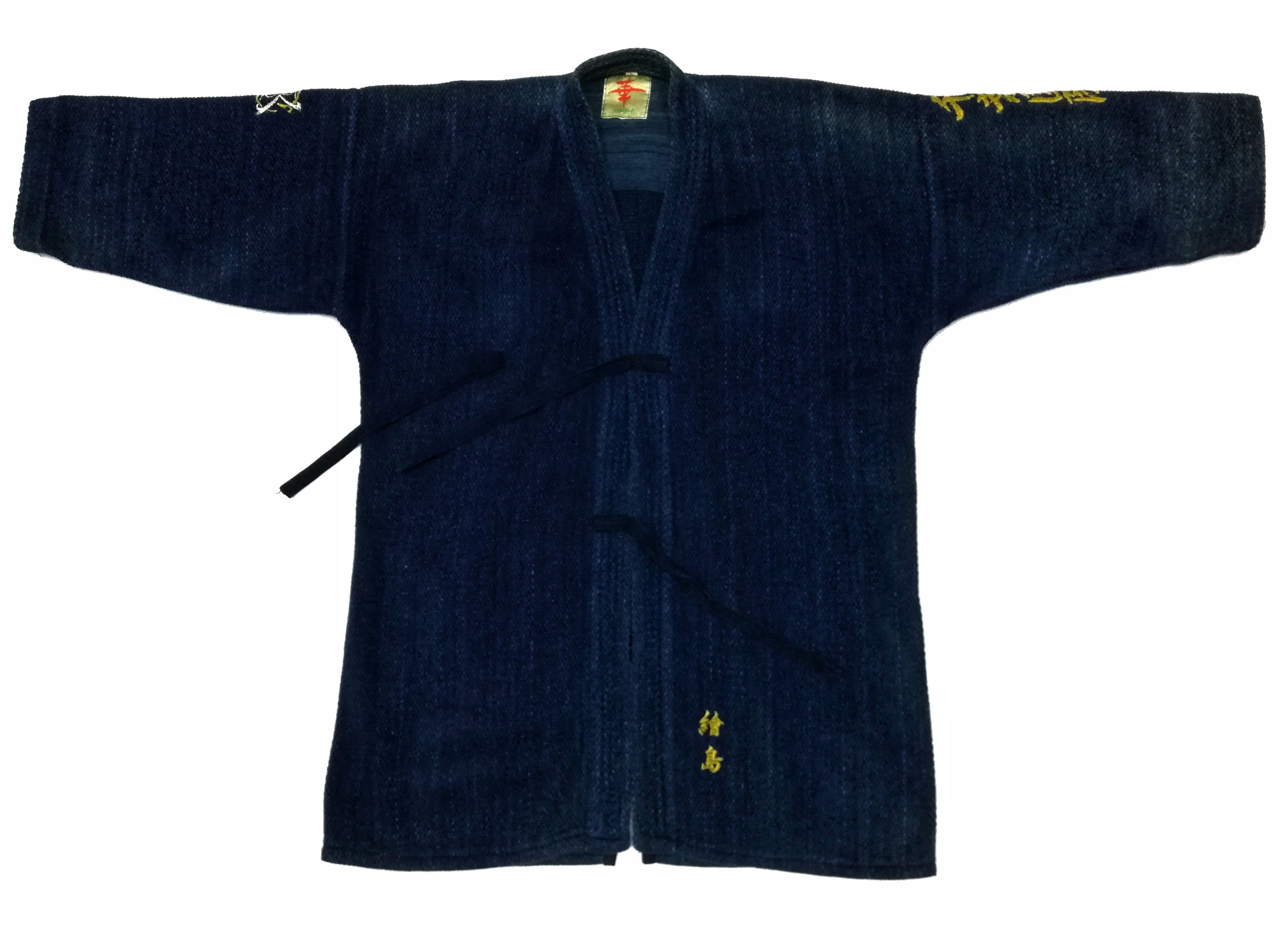Art Comes First × Indigo × Japanese Brand 🔥Natural Indigo Cotton Noragi Kimono 🇯🇵 Sanjuro Jacket Size US M / EU 48-50 / 2 - 3 Thumbnail