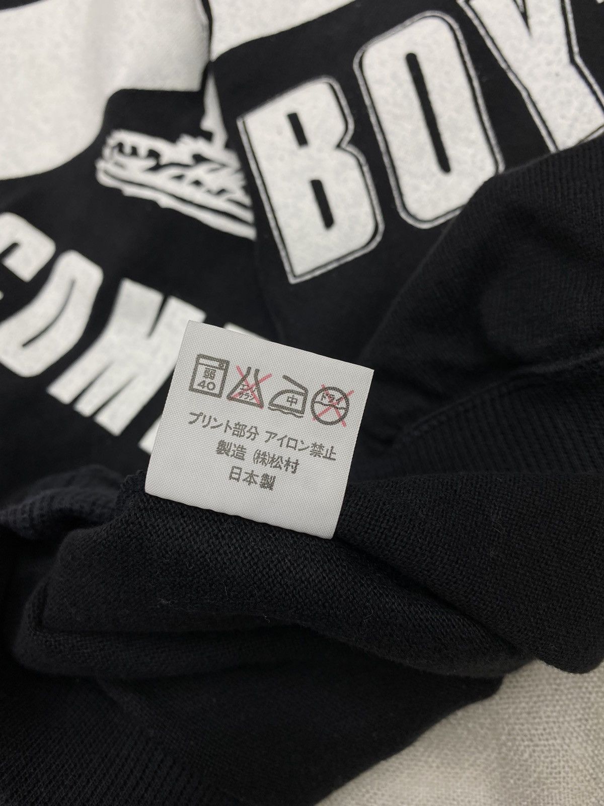 Japanese Brand SWEATSHIRT BAD BOY’S COMPANY WITH BIG SPELLOUT LOGO Size US M / EU 48-50 / 2 - 8 Thumbnail
