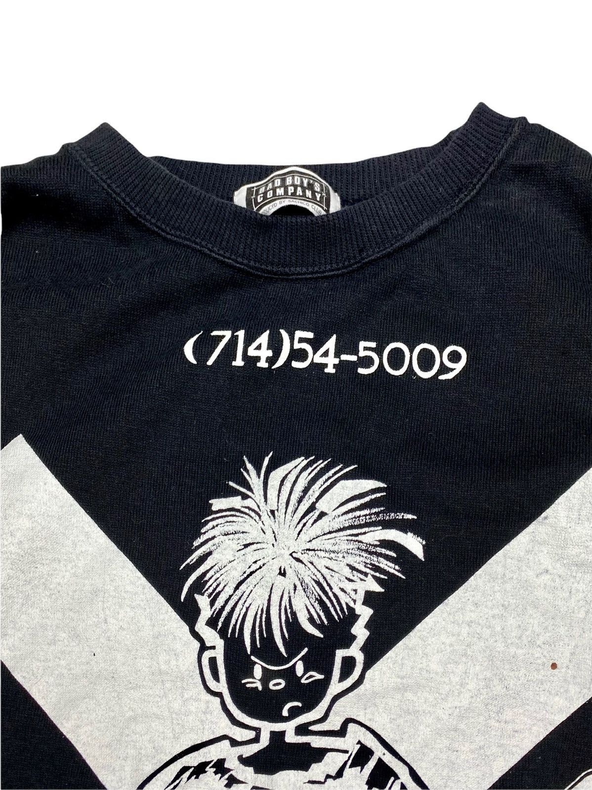 Japanese Brand SWEATSHIRT BAD BOY’S COMPANY WITH BIG SPELLOUT LOGO Size US M / EU 48-50 / 2 - 3 Thumbnail