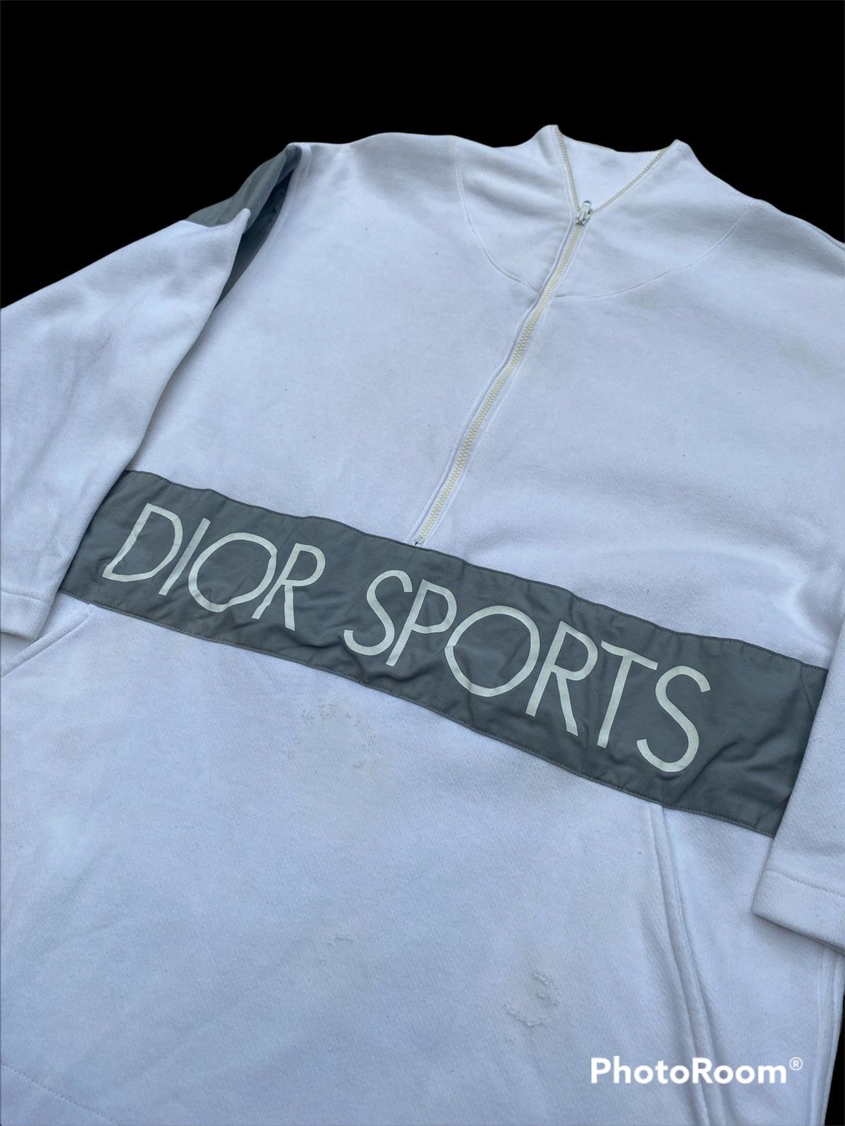 Vintage 1990s Christian Dior Sports Big Logo Sweatshirt