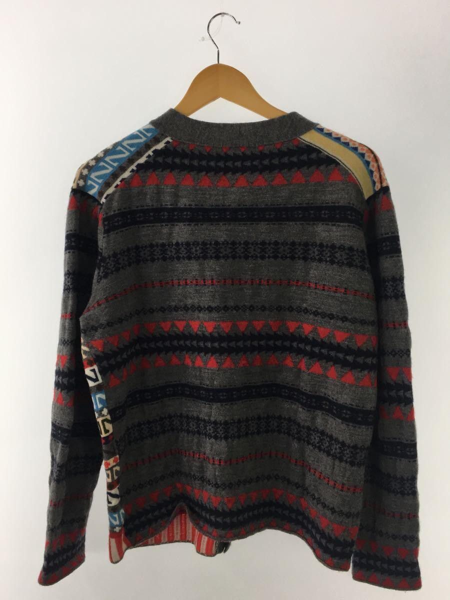 Comme des Garcons × Comme des Garcons Homme Deux AD2013 Native Stripe Pattern Button Knit Cardigan Size US L / EU 52-54 / 3 - 2 Thumbnail
