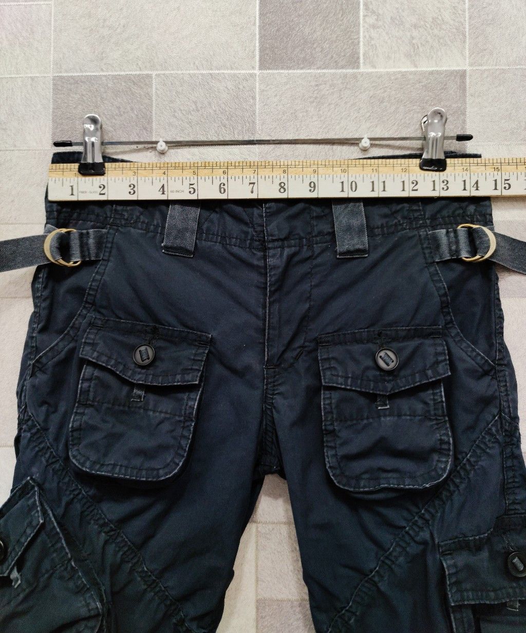 Hysteric Glamour HYSTERICS GLAMOUR Bondage Tactical Cargo Pants XS Size US 28 / EU 44 - 13 Thumbnail