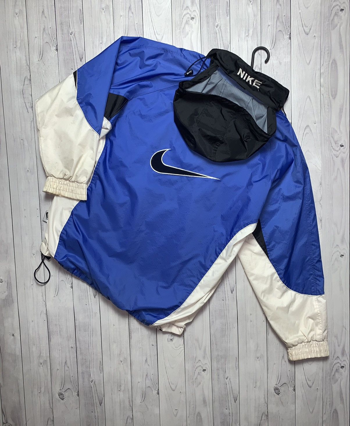 Nike × Vintage Vintage Nike jacket big logo swoosh size XL Size US XL / EU 56 / 4 - 1 Thumbnail