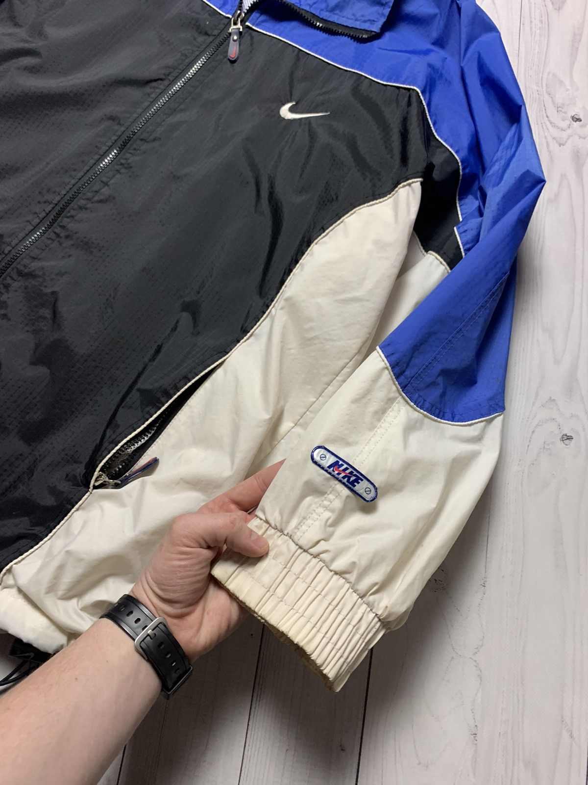 Nike × Vintage Vintage Nike jacket big logo swoosh size XL Size US XL / EU 56 / 4 - 3 Thumbnail