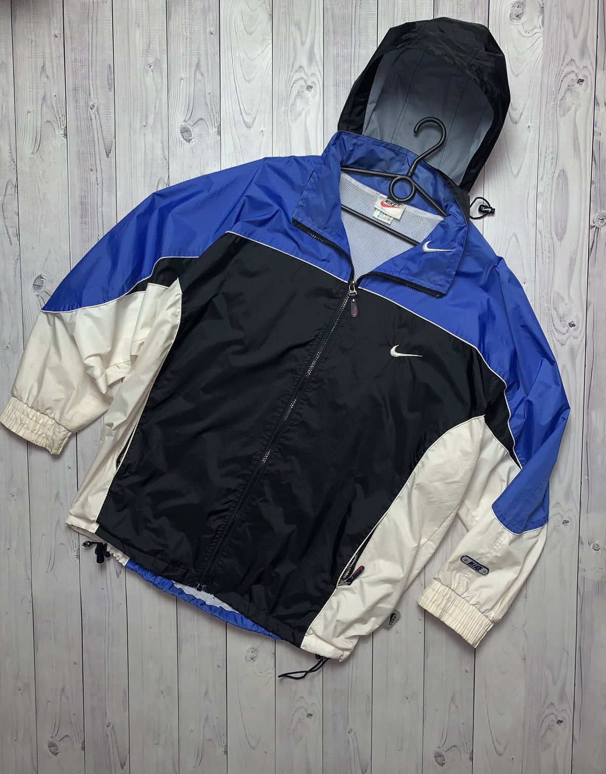 Nike × Vintage Vintage Nike jacket big logo swoosh size XL Size US XL / EU 56 / 4 - 2 Thumbnail