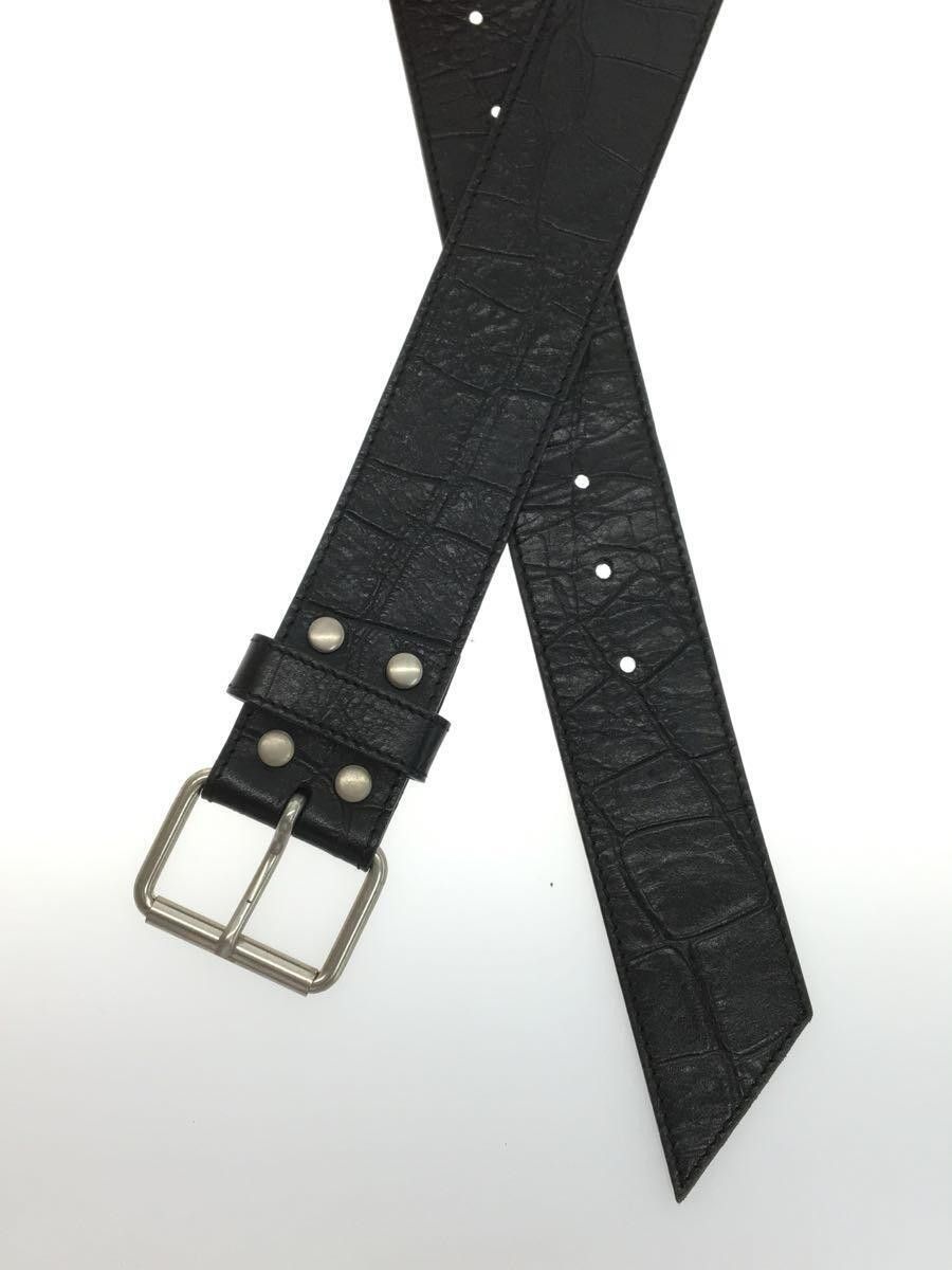 Comme des Garcons × Comme des Garcons Homme Plus Rare Crocodile Leather Belt Size ONE SIZE - 2 Thumbnail