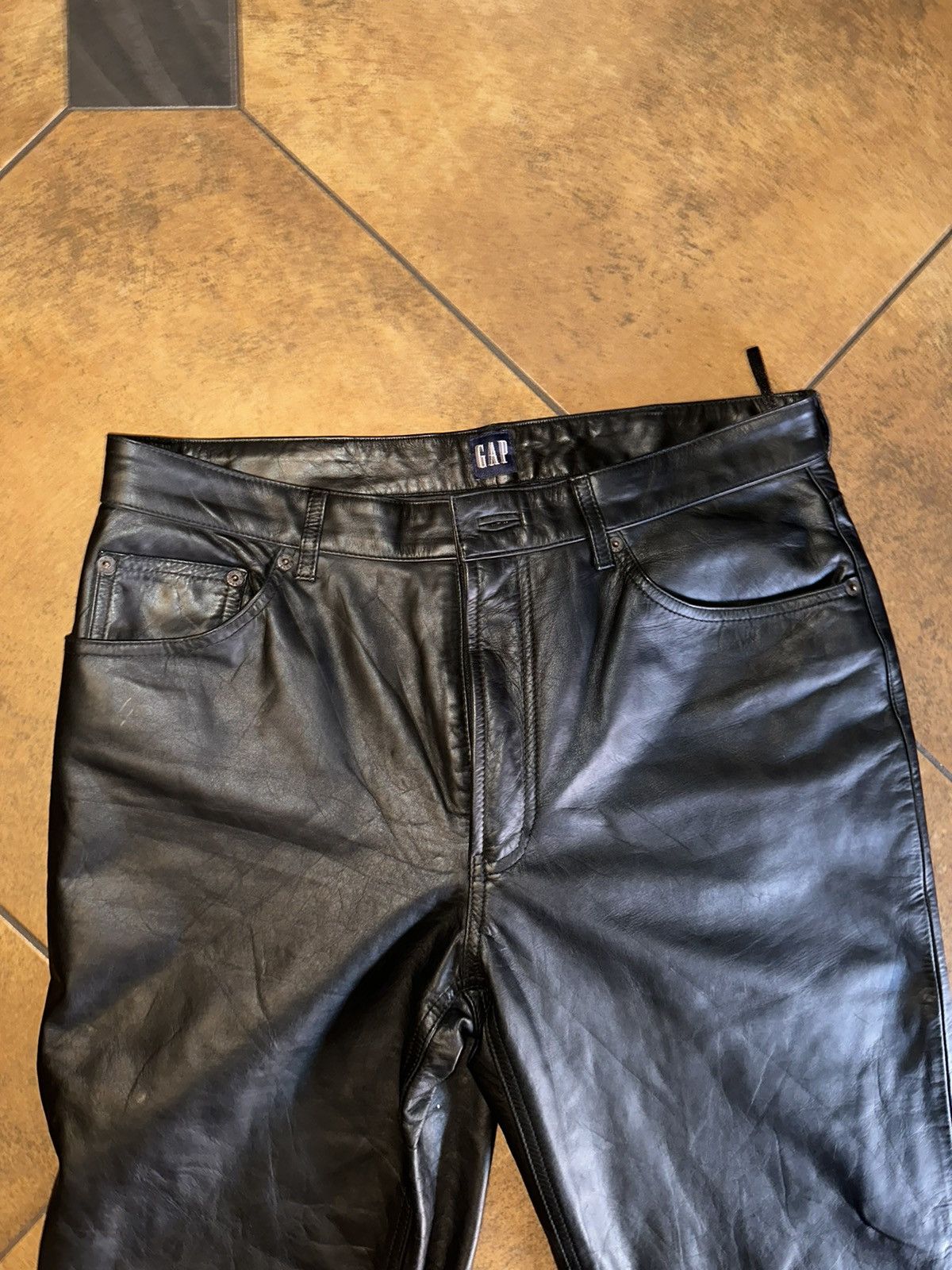 Genuine Leather Pants x Vintage