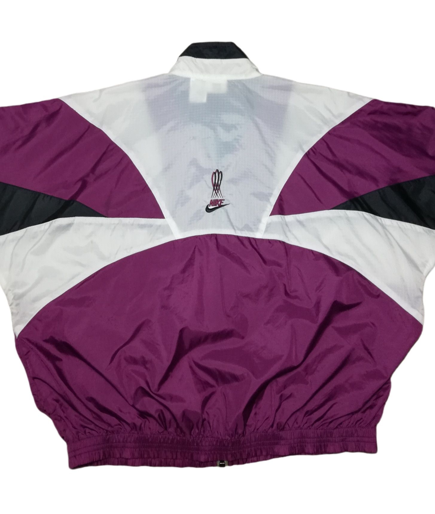 Nike 🔥90's Nike Swoosh Small Logo Colorblock Windbreaker Jacket Size US M / EU 48-50 / 2 - 12 Thumbnail