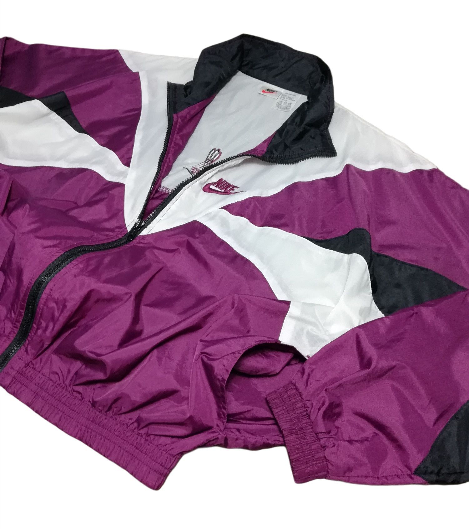 Nike 🔥90's Nike Swoosh Small Logo Colorblock Windbreaker Jacket Size US M / EU 48-50 / 2 - 6 Thumbnail