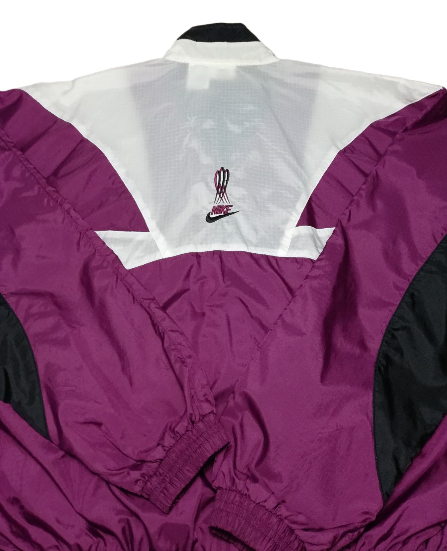 Nike 🔥90's Nike Swoosh Small Logo Colorblock Windbreaker Jacket Size US M / EU 48-50 / 2 - 15 Thumbnail