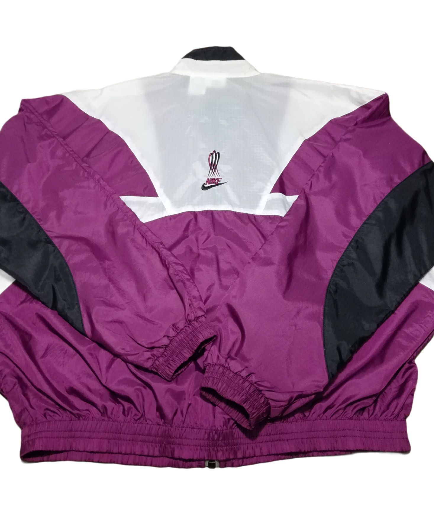 Nike 🔥90's Nike Swoosh Small Logo Colorblock Windbreaker Jacket Size US M / EU 48-50 / 2 - 14 Thumbnail