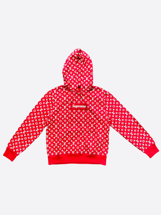 Pre-owned Louis Vuitton Supreme Lv Box Logo Hoodie Hooded