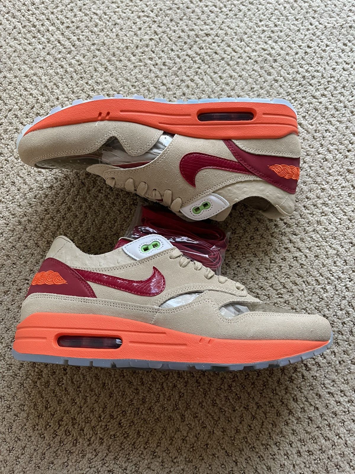 CLOT × Nike ***RARE CLOT x NIKE AIRMAX KISS OF DEATH Size US 10.5 / EU 43-44 - 2 Thumbnail