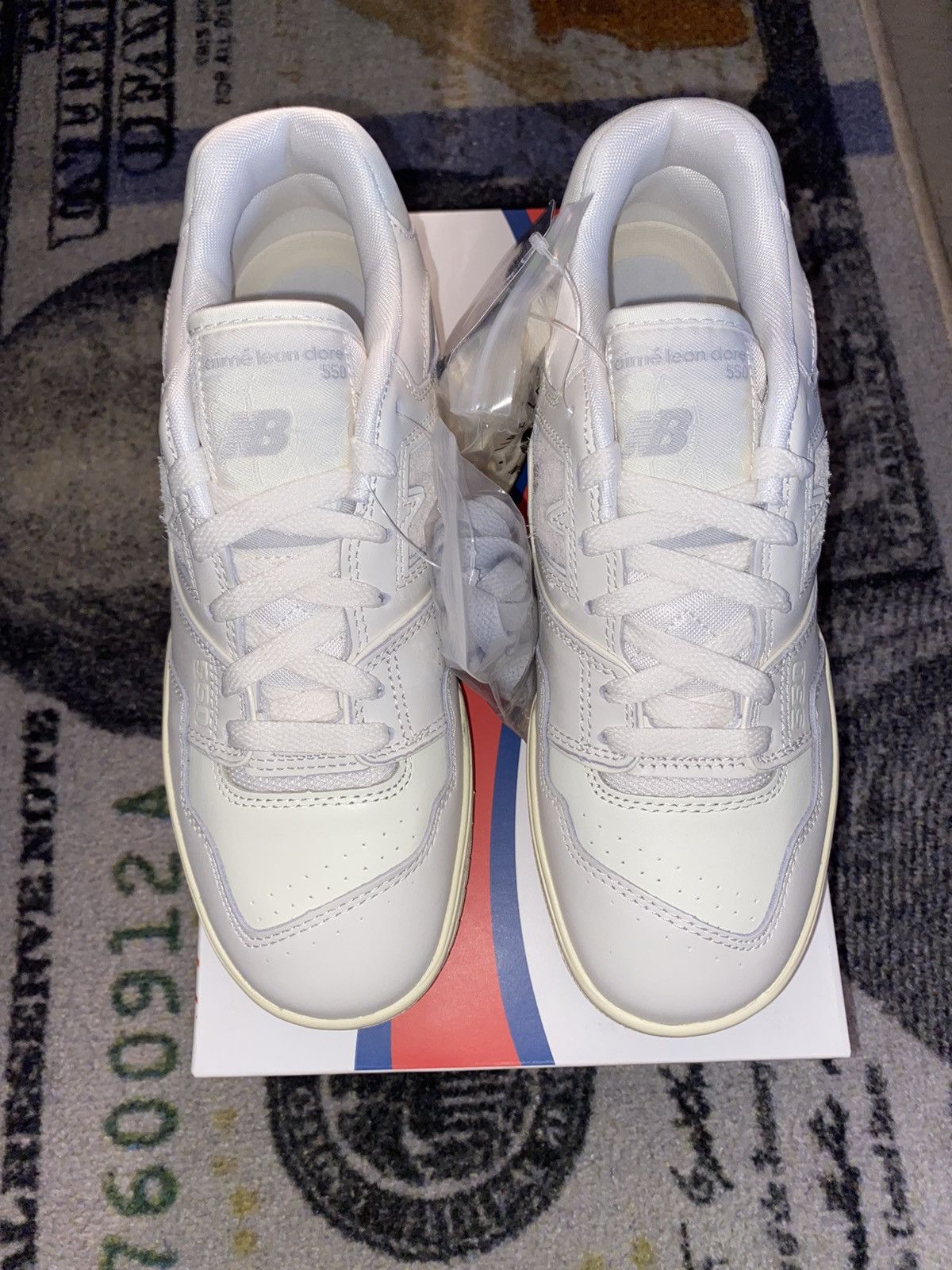 Aime Leon Dore × New Balance New Balance 550 Aime Leon Dore White Leather Size US 7 / EU 40 - 3 Thumbnail
