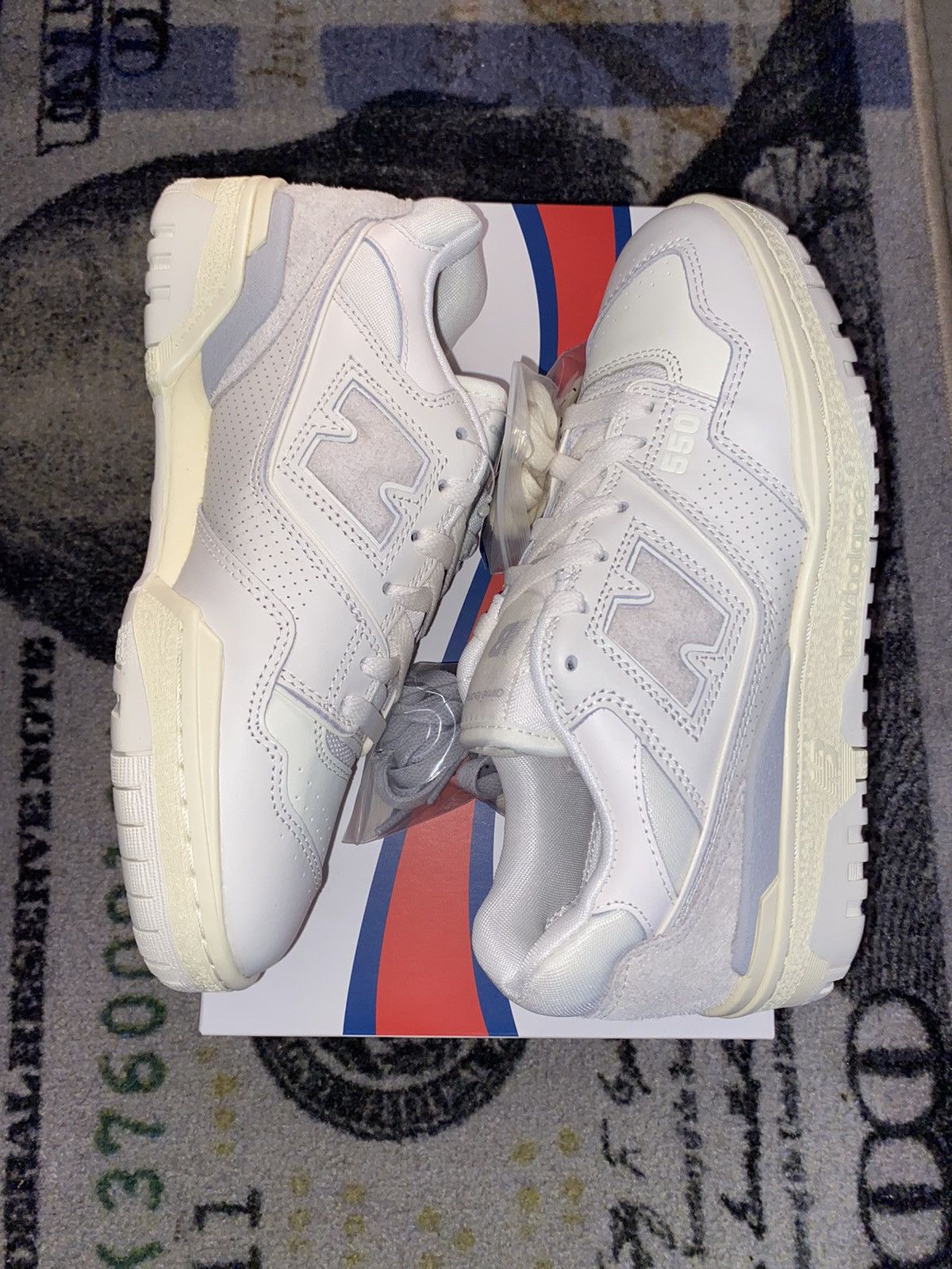 Aime Leon Dore × New Balance New Balance 550 Aime Leon Dore White Leather Size US 7 / EU 40 - 2 Thumbnail