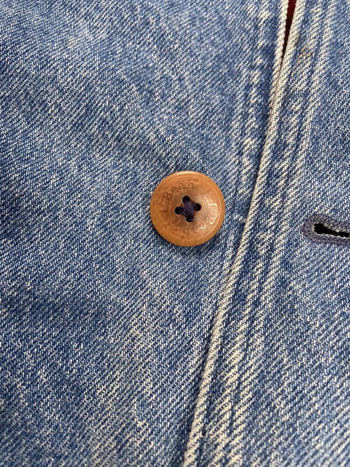 L.L. Bean Vintage L.L. Bean Fleece Lined Denim Chore Coat Size US XL / EU 56 / 4 - 6 Thumbnail