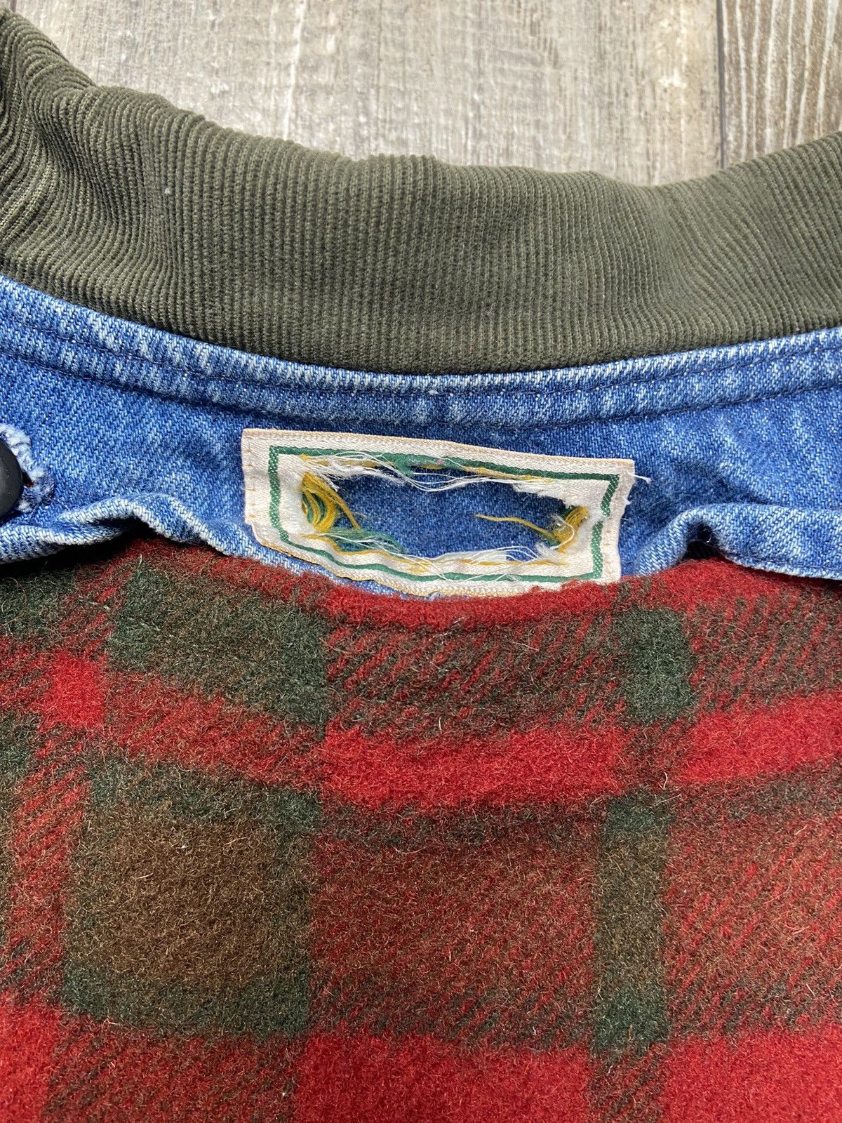 L.L. Bean Vintage L.L. Bean Fleece Lined Denim Chore Coat Size US XL / EU 56 / 4 - 3 Thumbnail