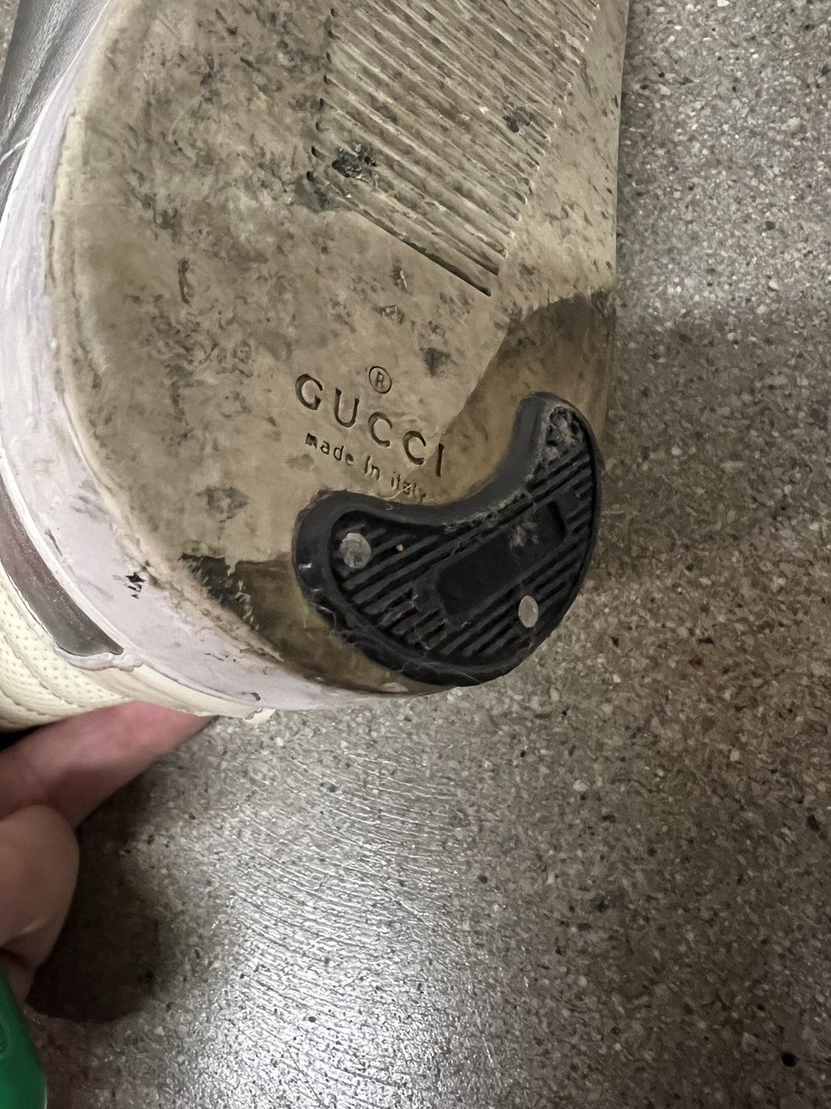 Gucci $1248 LIMITED 1/1000 "Platinum Edition” High Tops Size US 13 / EU 46 - 13 Thumbnail