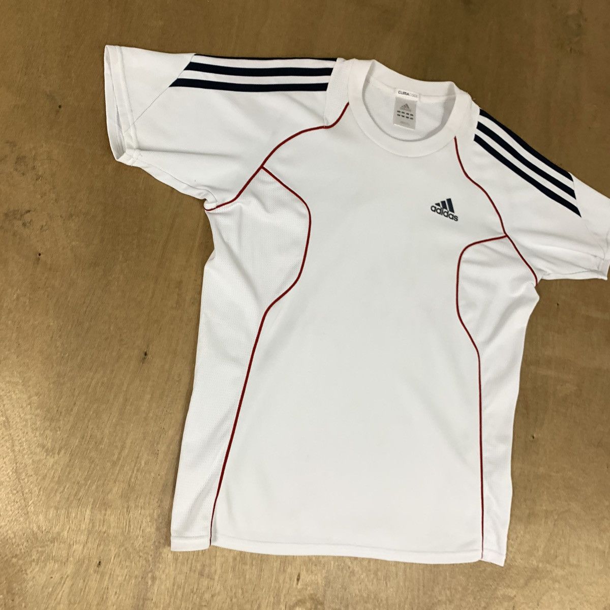 Adidas ADIDAS 3 Striped Breathable Soccer Football Jersey Tshirt Size US M / EU 48-50 / 2 - 5 Thumbnail