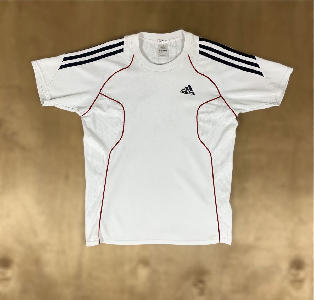 Adidas ADIDAS 3 Striped Breathable Soccer Football Jersey Tshirt Size US M / EU 48-50 / 2 - 1 Thumbnail