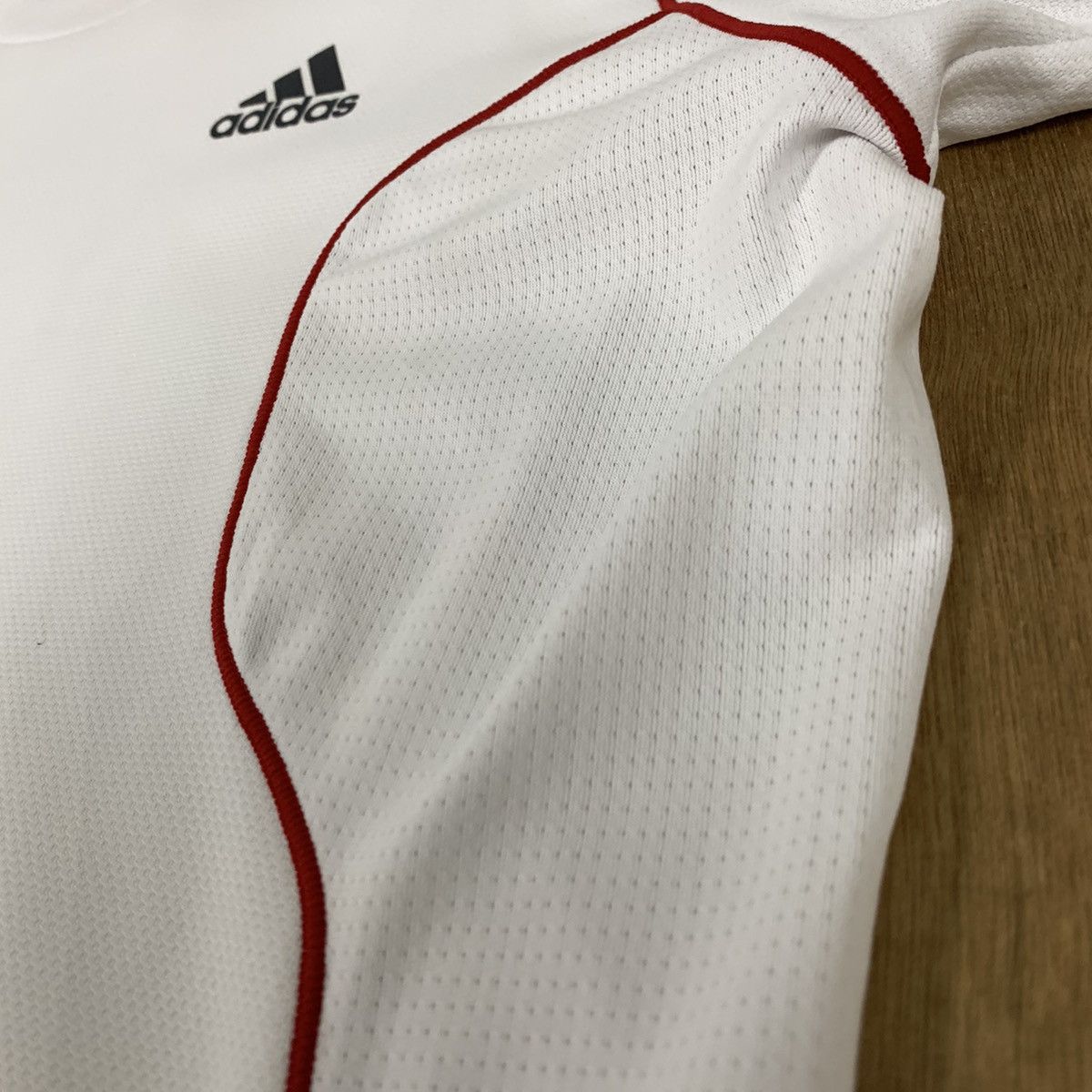 Adidas ADIDAS 3 Striped Breathable Soccer Football Jersey Tshirt Size US M / EU 48-50 / 2 - 10 Thumbnail
