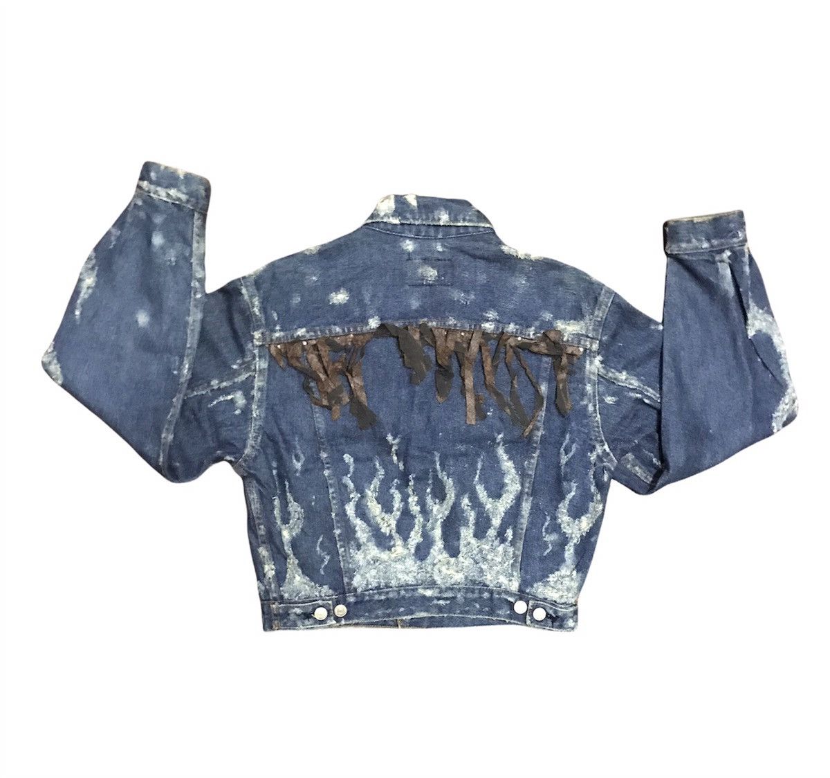Levi's Vintage Clothing 🔥RARE🔥Levi’s distressed denim jacket Size US M / EU 48-50 / 2 - 4 Thumbnail