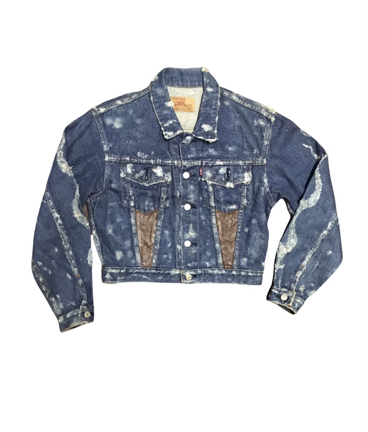 Levi's Vintage Clothing 🔥RARE🔥Levi’s distressed denim jacket Size US M / EU 48-50 / 2 - 1 Thumbnail