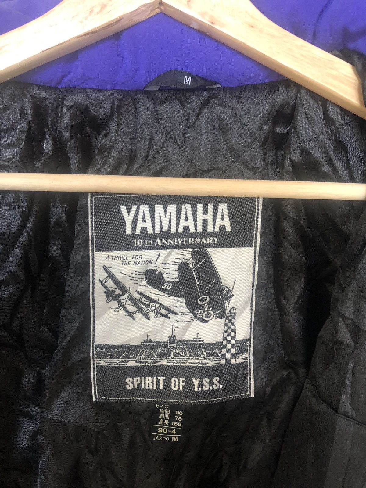 Japanese Brand × Vintage × Yamaha Vintage Flight Jacket Yamaha 10th Anniversay Size US M / EU 48-50 / 2 - 3 Thumbnail
