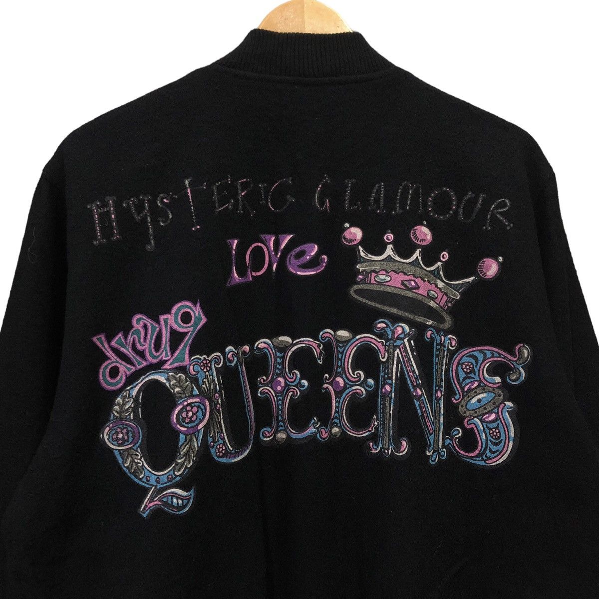 Hysteric Glamour Hysteric Glamour Love Drug Queens Varsity Wool Jacket Size US M / EU 48-50 / 2 - 5 Thumbnail