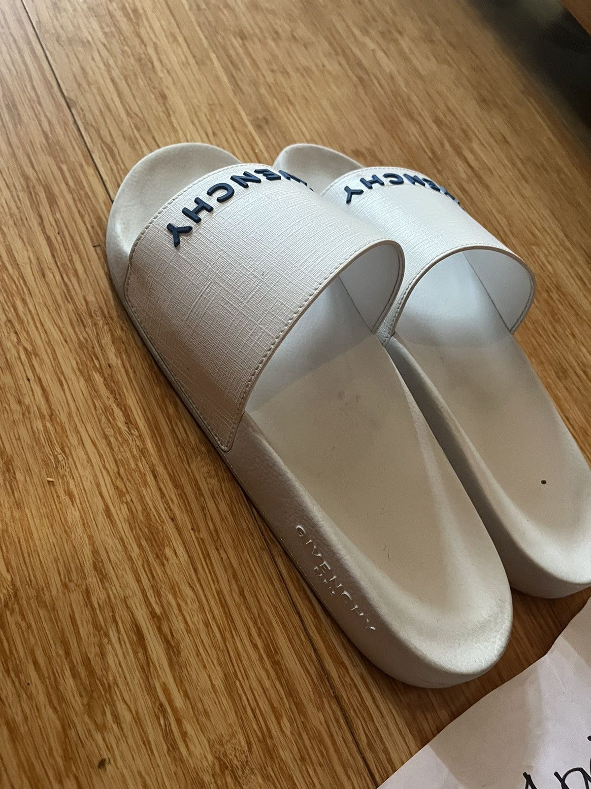 Givenchy Givenchy Pool Logo Slides Size US 12 / EU 45 - 2 Thumbnail