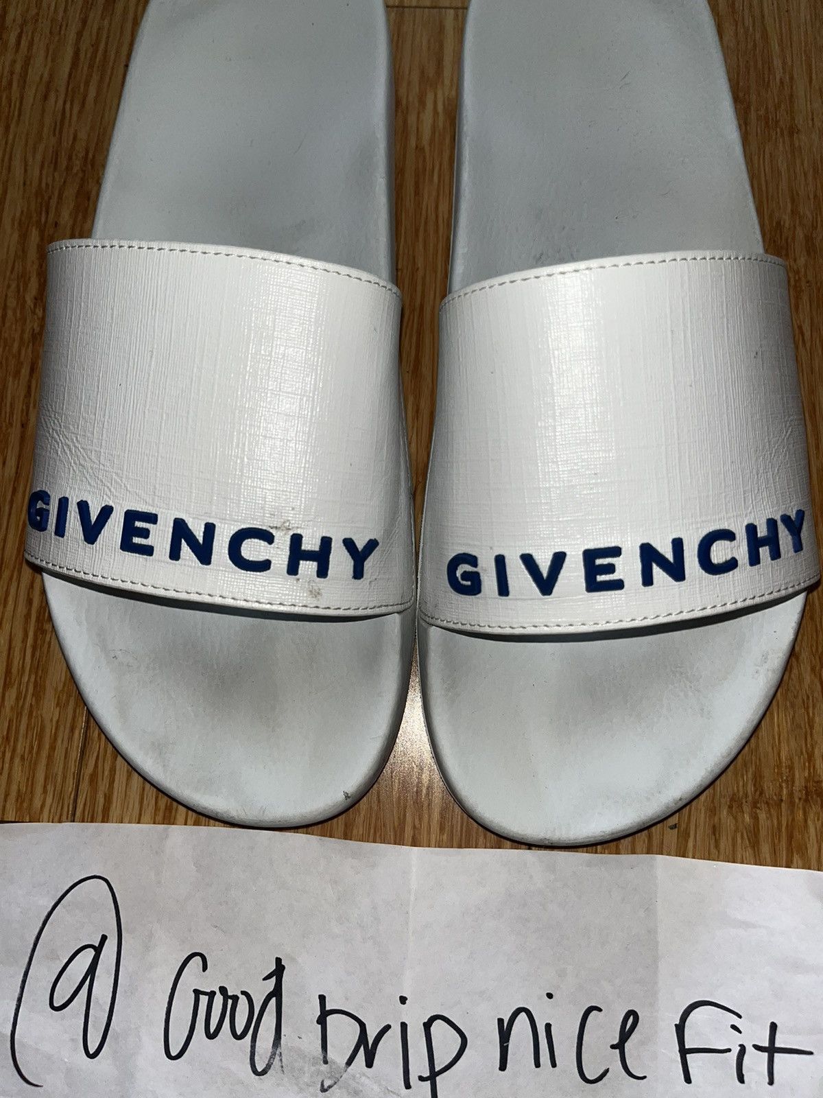 Givenchy Givenchy Pool Logo Slides Size US 12 / EU 45 - 4 Thumbnail