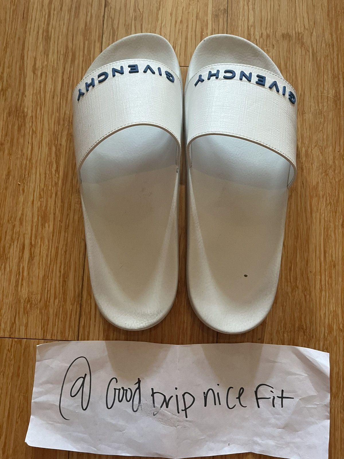 Givenchy Givenchy Pool Logo Slides Size US 12 / EU 45 - 1 Thumbnail