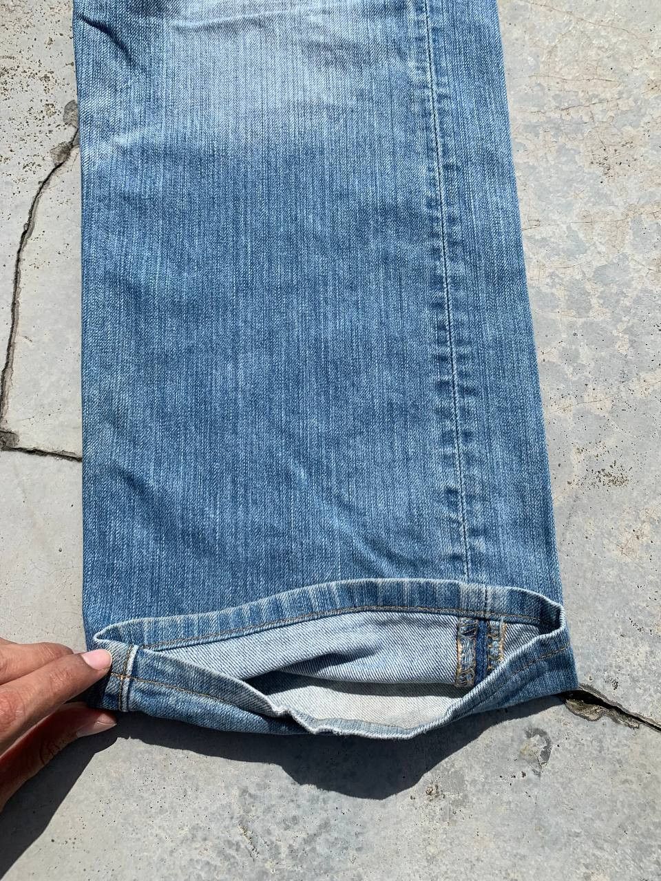 Levi's Vintage Levis 501 Japan Washed Distressed Denim Jeans Size US 34 / EU 50 - 6 Thumbnail