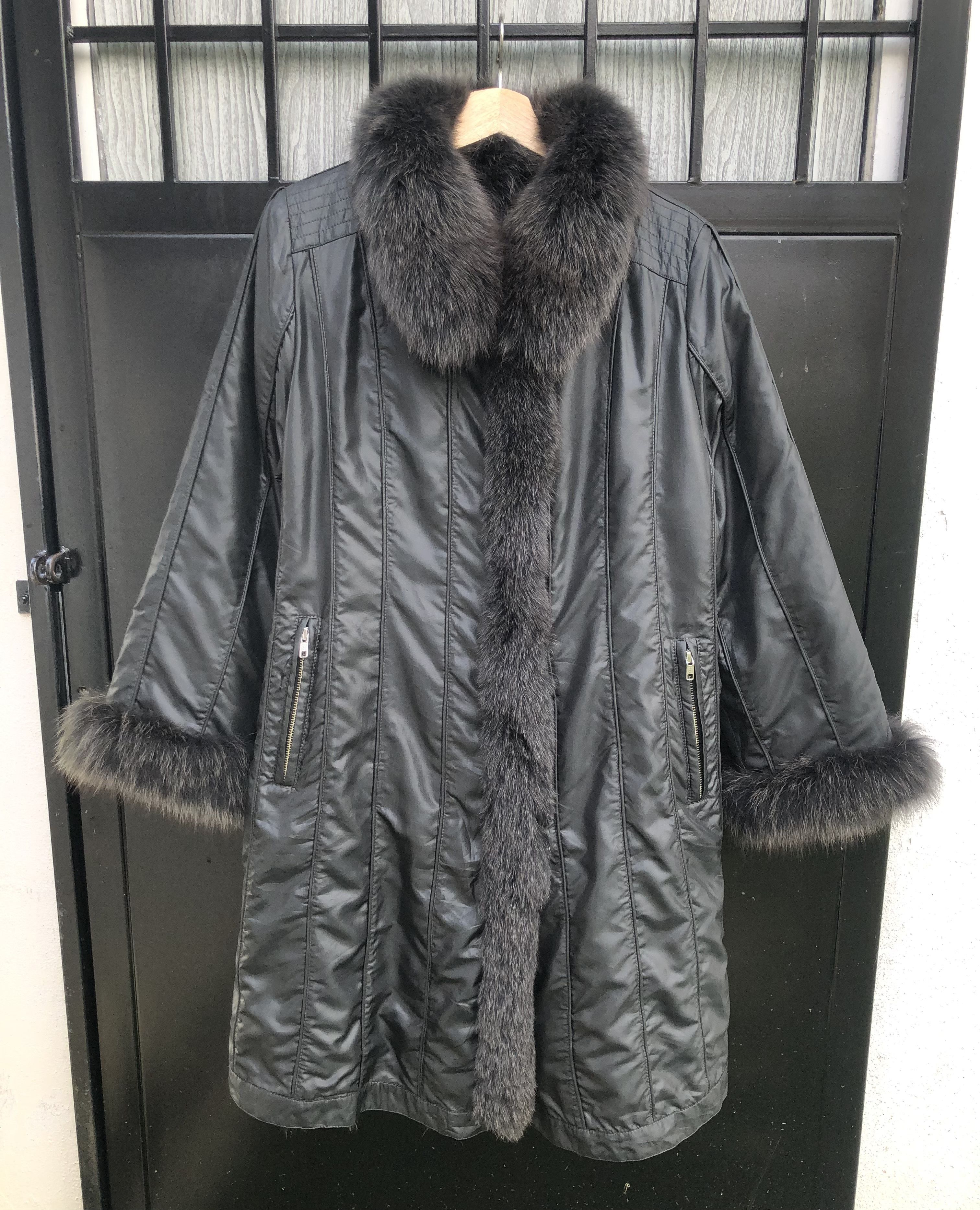 Japanese Brand GORGEOUS🔥VINTAGE SAGA FAUX FUR POLYESTER LIGHT COAT Size M / US 6-8 / IT 42-44 - 2 Thumbnail