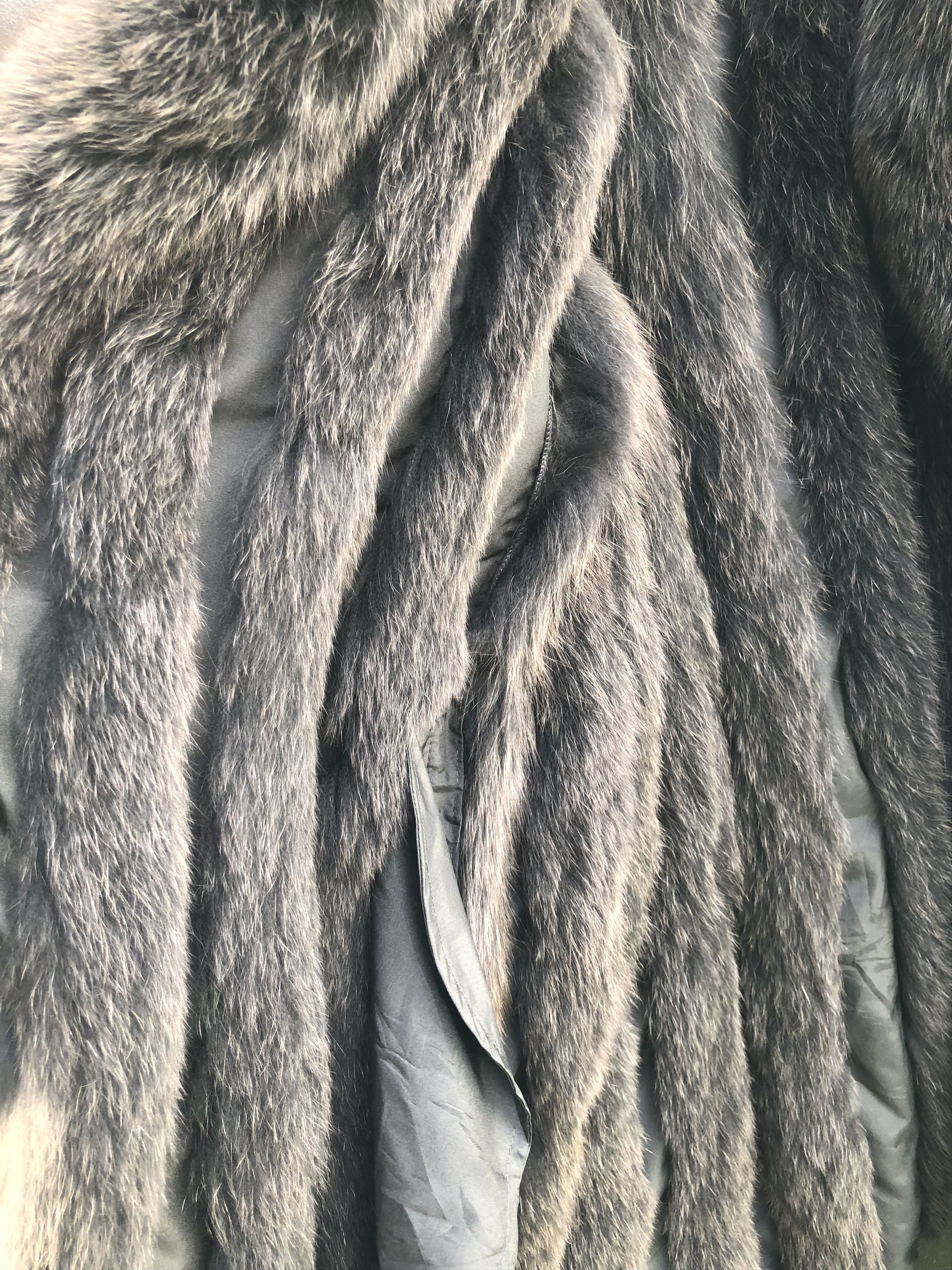 Japanese Brand GORGEOUS🔥VINTAGE SAGA FAUX FUR POLYESTER LIGHT COAT Size M / US 6-8 / IT 42-44 - 5 Thumbnail