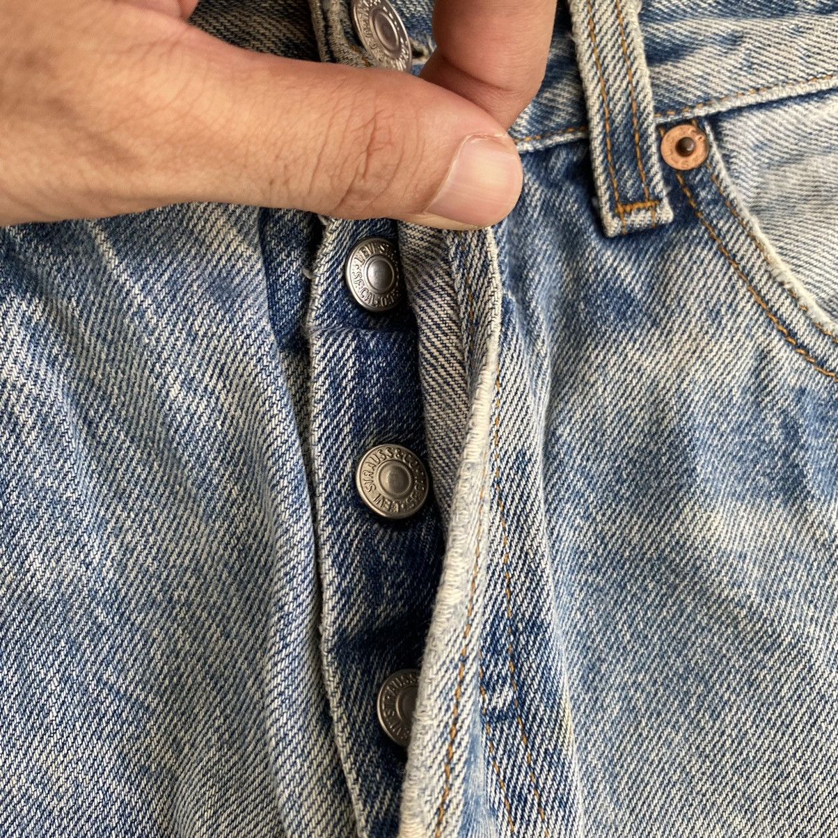 Levi's Vintage 90’s Levis 501 Stonewashed Blue Ripped Jeans Size US 29 - 11 Thumbnail