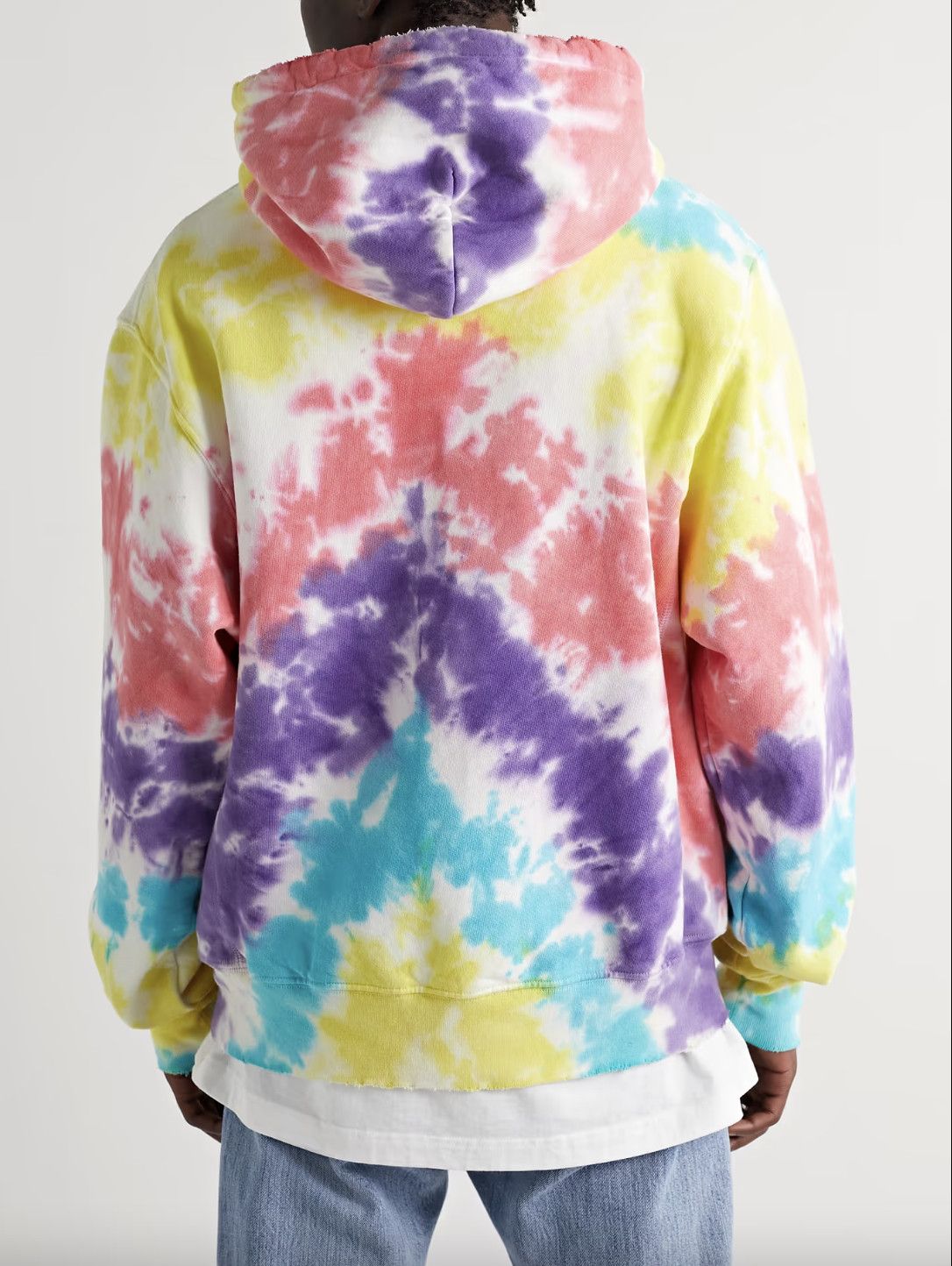 Gallery Dept. *NEW* TIE DYE DISTRESSED PEACE HOODIE M Size US M / EU 48-50 / 2 - 3 Thumbnail
