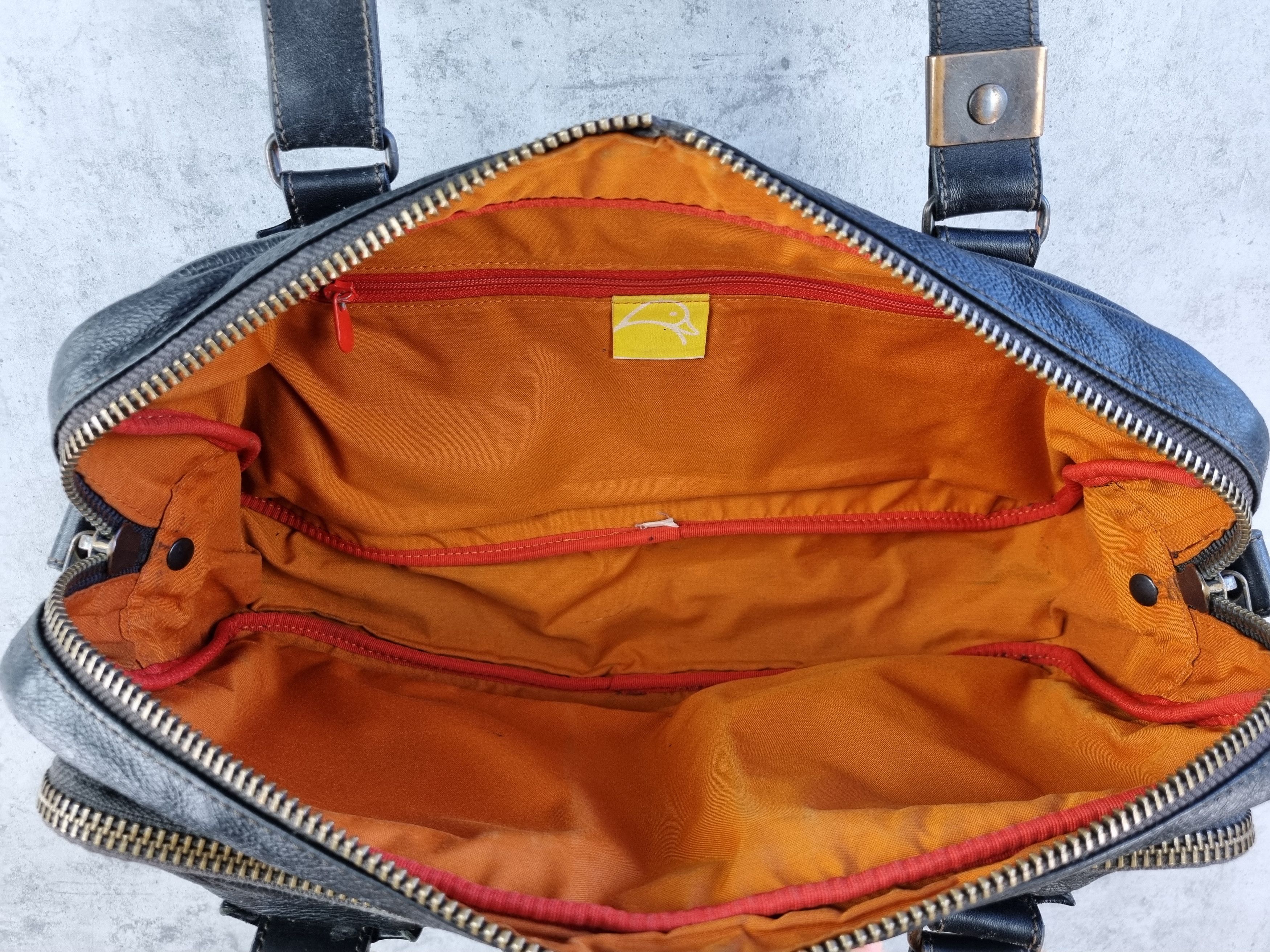Genuine Leather × Mandarina Duck Rare Mandarina Duck Leather Bag Size ONE SIZE - 6 Thumbnail