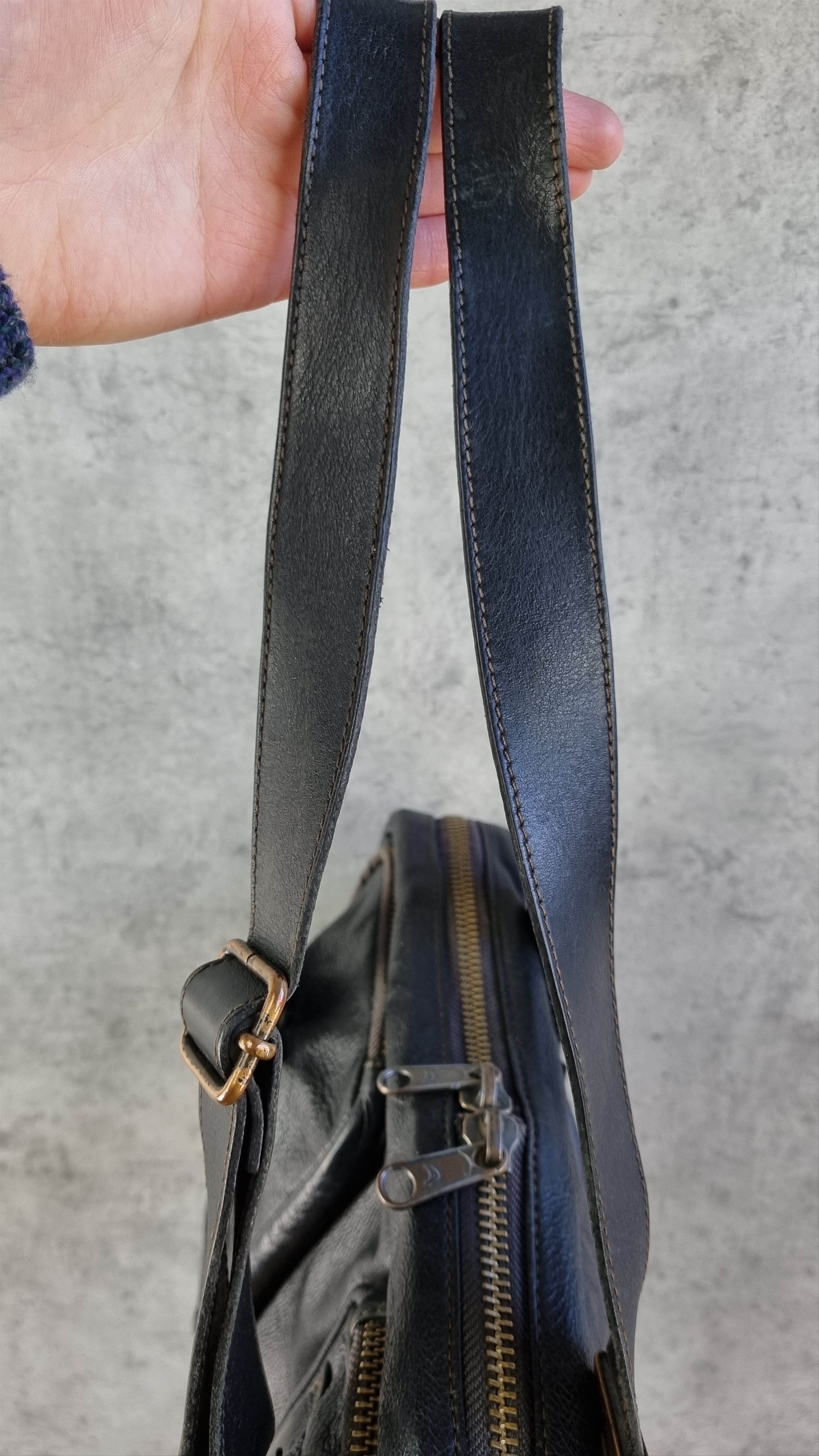 Genuine Leather × Mandarina Duck Rare Mandarina Duck Leather Bag Size ONE SIZE - 11 Thumbnail