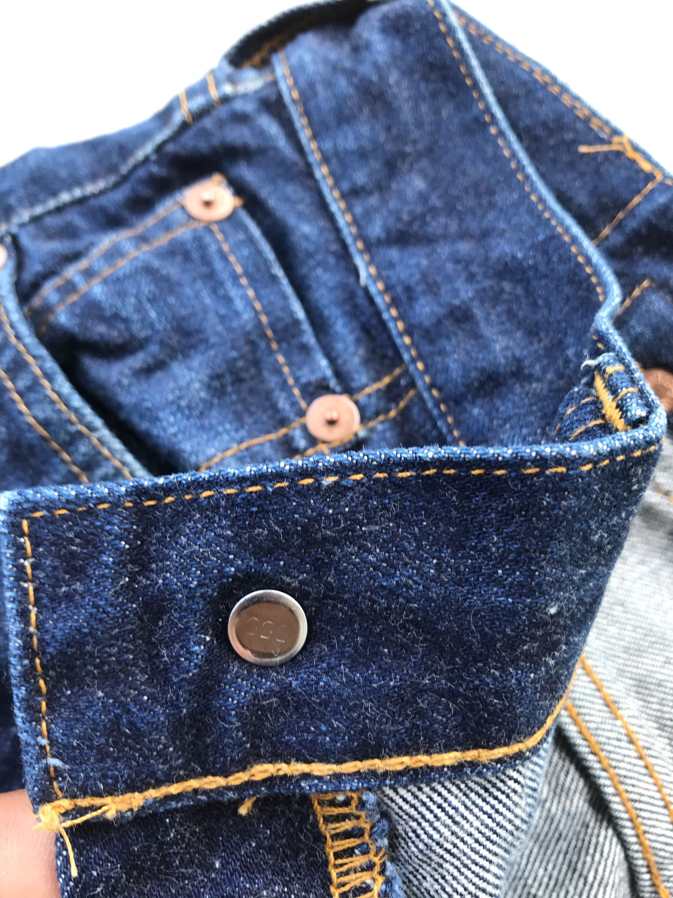 Levi's Vintage 80s Levi's 201xx buckle back dark blue denim jeans Size US 28 / EU 44 - 11 Thumbnail