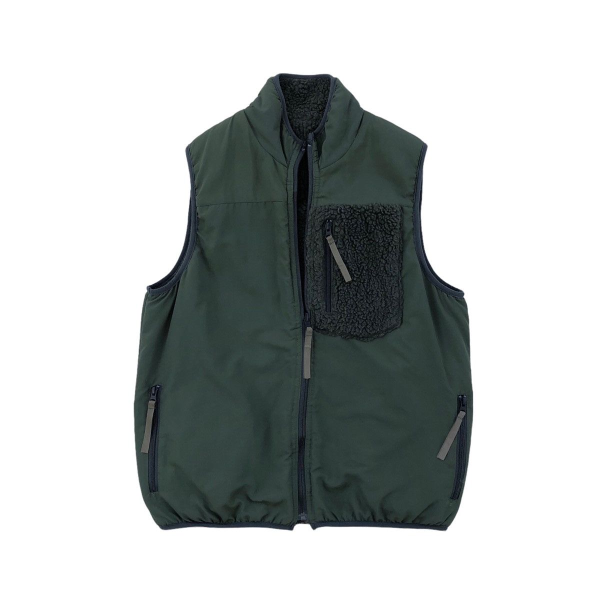 Japanese Brand Houston Reversible Fleece Military Vest Jacket Size US L / EU 52-54 / 3 - 2 Thumbnail